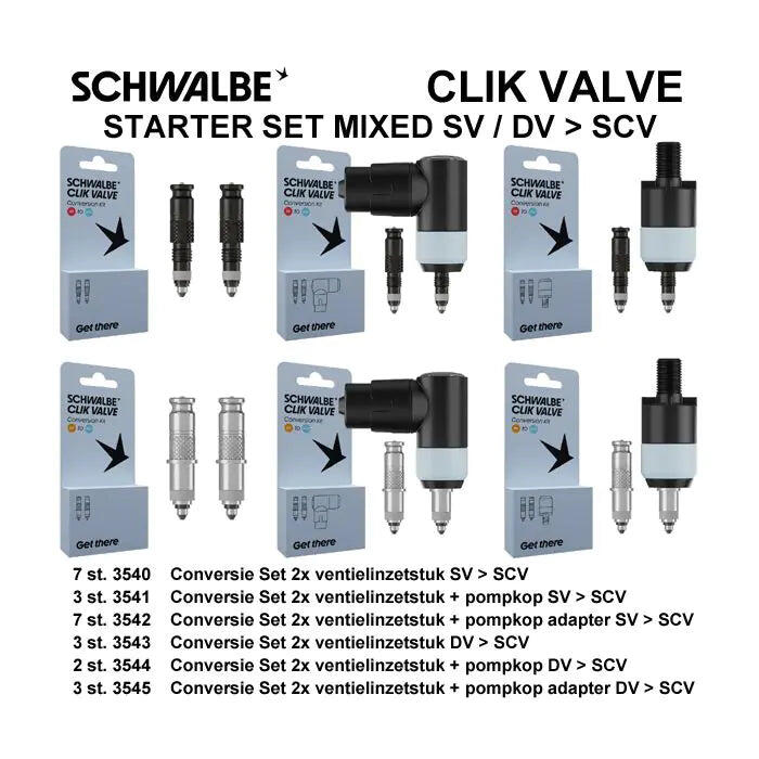 Zestaw zaworów Schwalbe Clik Valve (2 szt.)