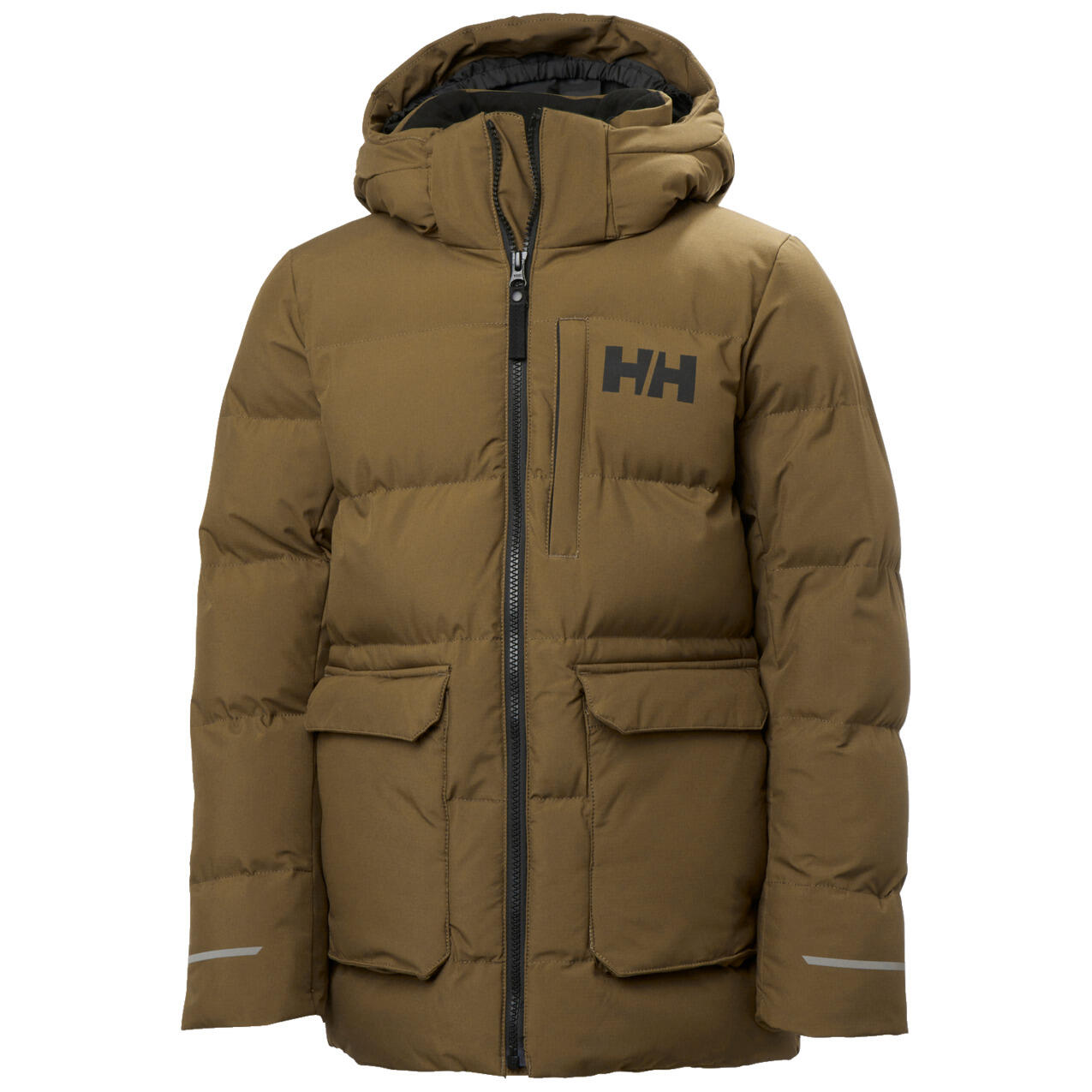 Helly Hansen - Doudoune Longue À Capuche Enfant Helly Hansen Nord - Doudoune Synthétique - Beige|marron - Decathlon