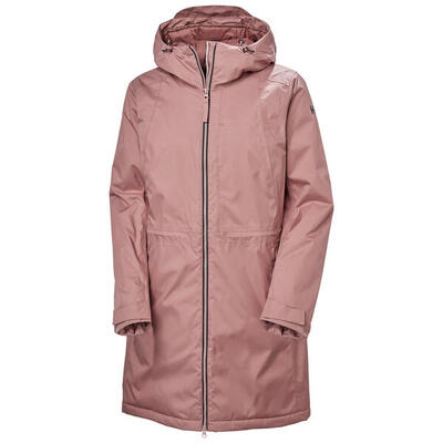 Dikke waterdichte lange jas voor dames helly hansen westport