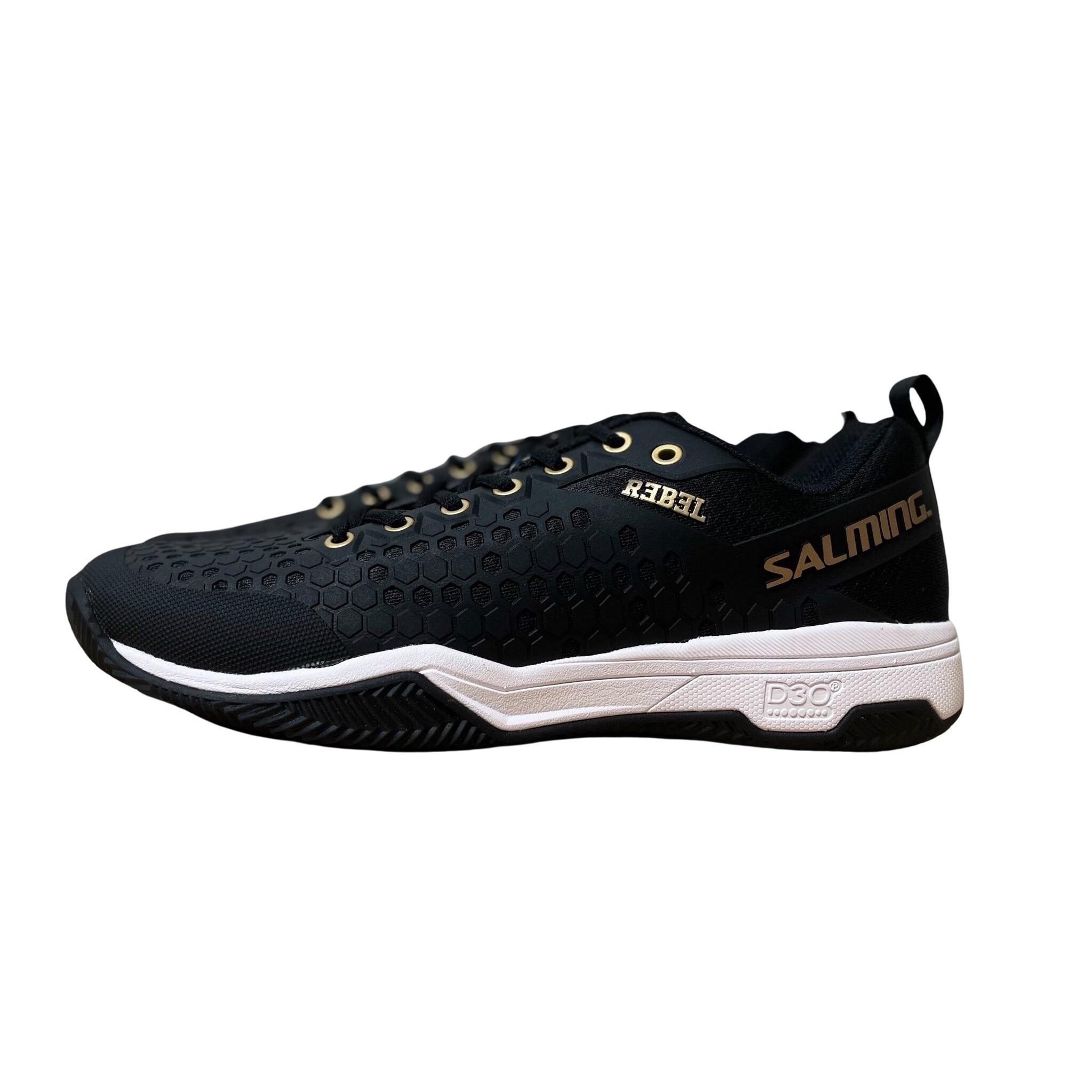 Sapatilhas Salming Rebel Preto Ouro Branco 2/5