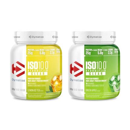 ISO 100 Hydrolyzed Clear Bundle 1.024g Lemon Ice tea & Green Apple