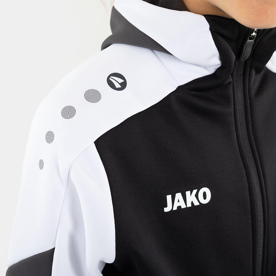 JAKO Giacca Con Cappuccio Dynamic – Per Bambini E Ragazzi, Unisex, In Pile Riciclato Con Tecnologia Keep Dry