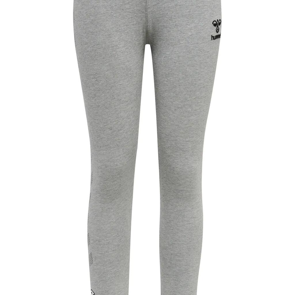 Children's cotton leggings Hummel Move Grid