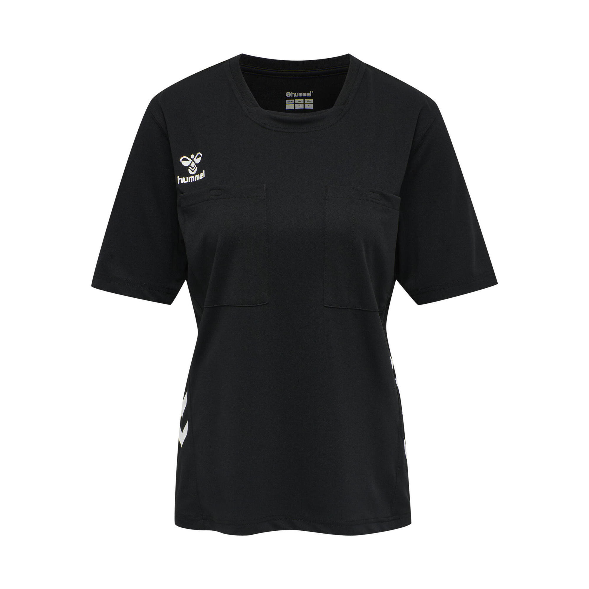 Hummel - Fermeture Velcro T-shirt Hmlreferee Femme Hummel - T-shirt Manches Courtes - Noir - 48 Xl - Decathlon