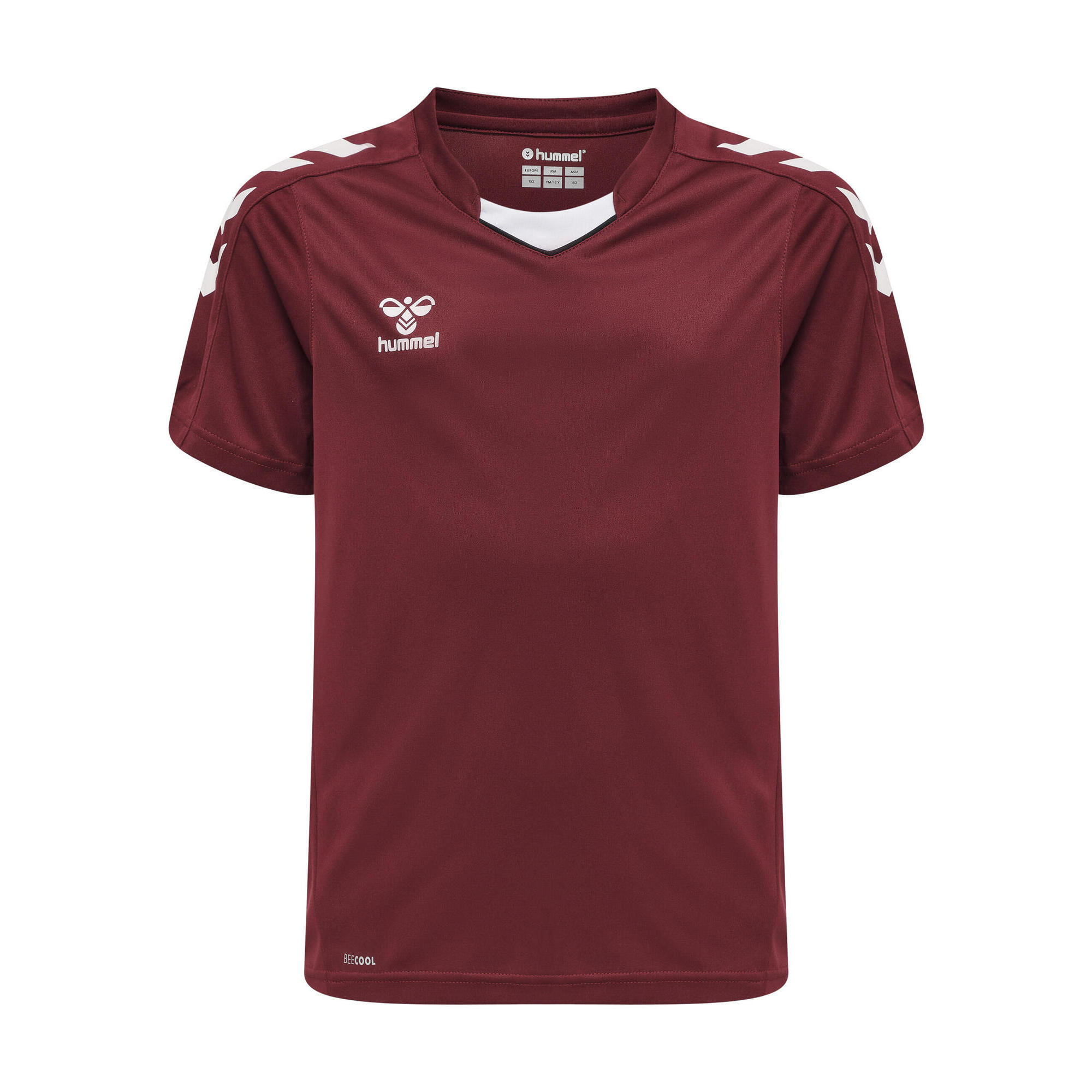 Hummel - Enfiler T-shirt Hmlcore Enfant Hummel - Maillot Manches Longues - Bordeaux|marron|rouge - 10 À 12 Ans - Decathlon