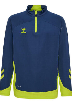 Zip Sudadera Hmllead Fútbol Los Niños Unisex Diseño Ligero De Secado Rápido