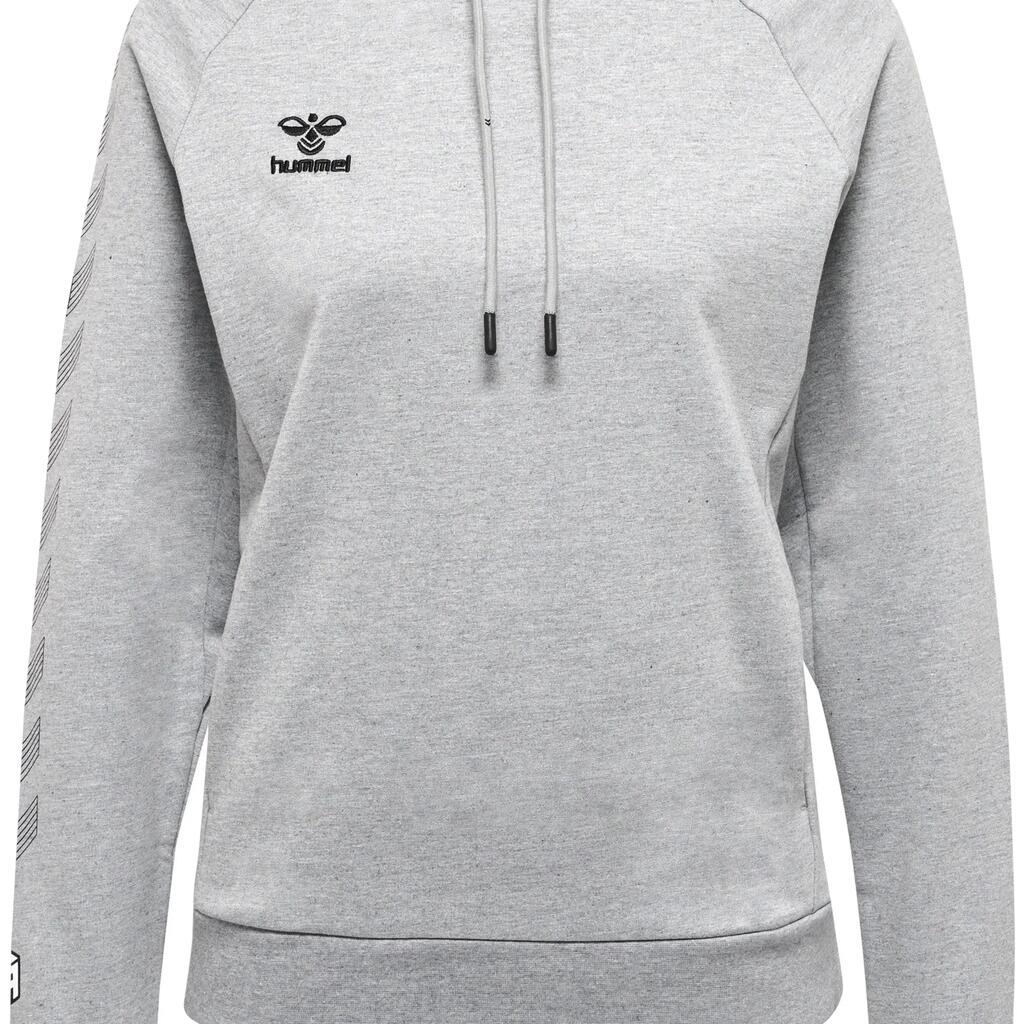 Women's cotton hooded sweatshirt Hummel Move Grid