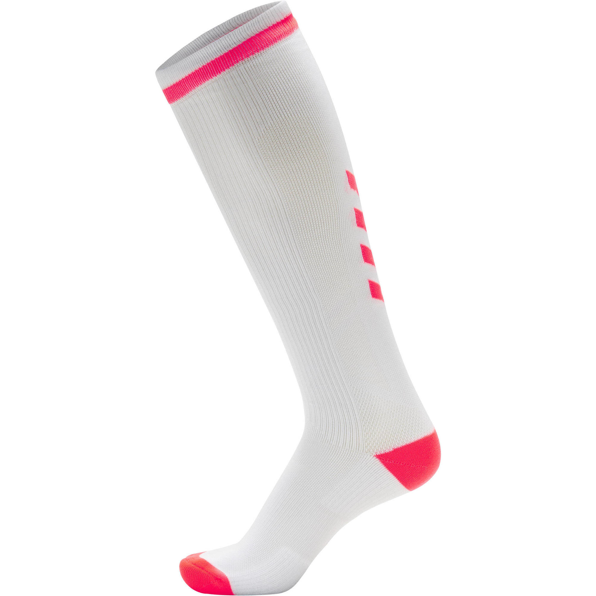 Hummel - Enfiler Long Chaussettes Elite Indoor Adulte Hummel - Chaussettes - Blanc|rose - Enfant - Decathlon