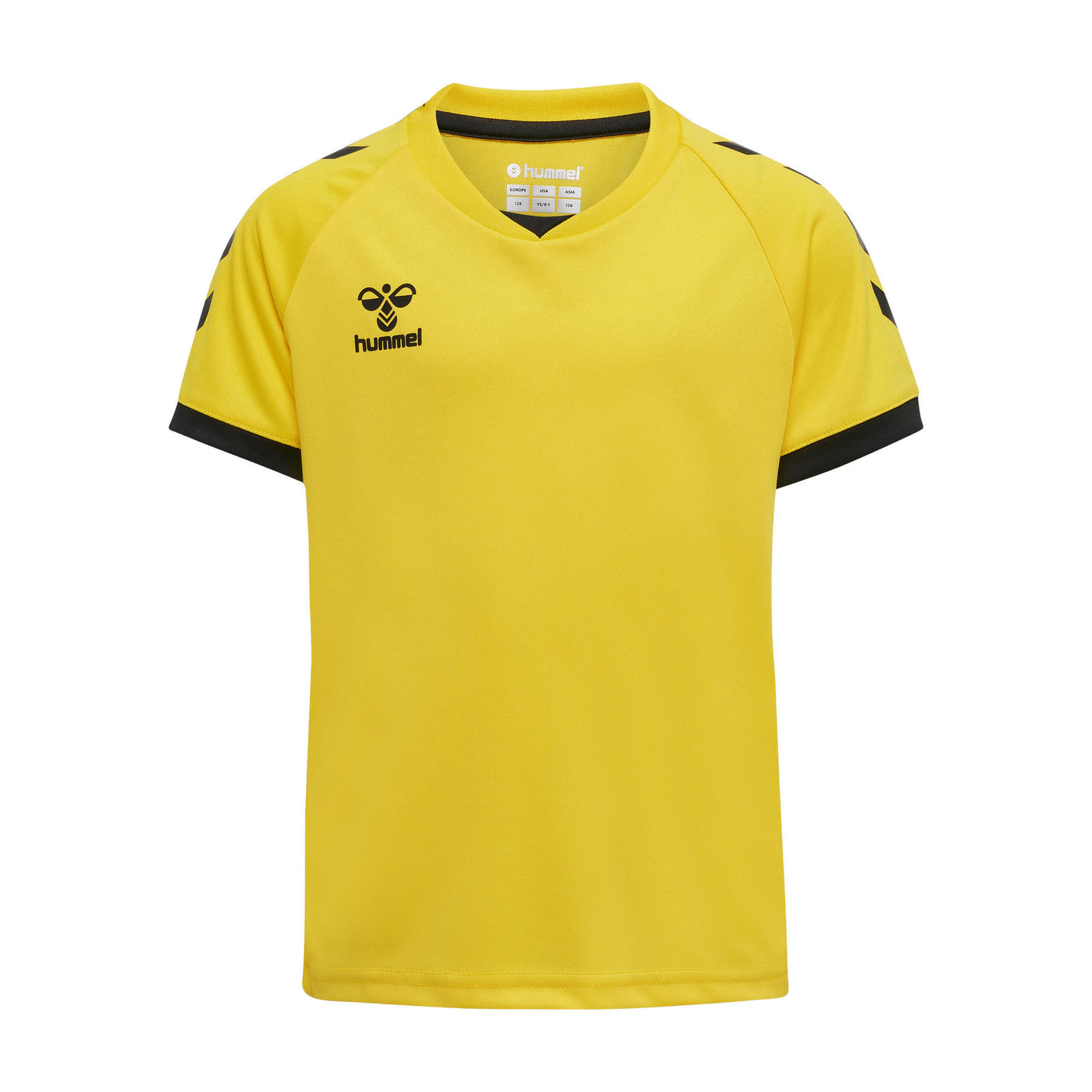 Hummel - Enfiler T-shirt Hmlcore Enfant Hummel - T-shirt Manches Courtes - Jaune - 14 À 16 Ans - Decathlon
