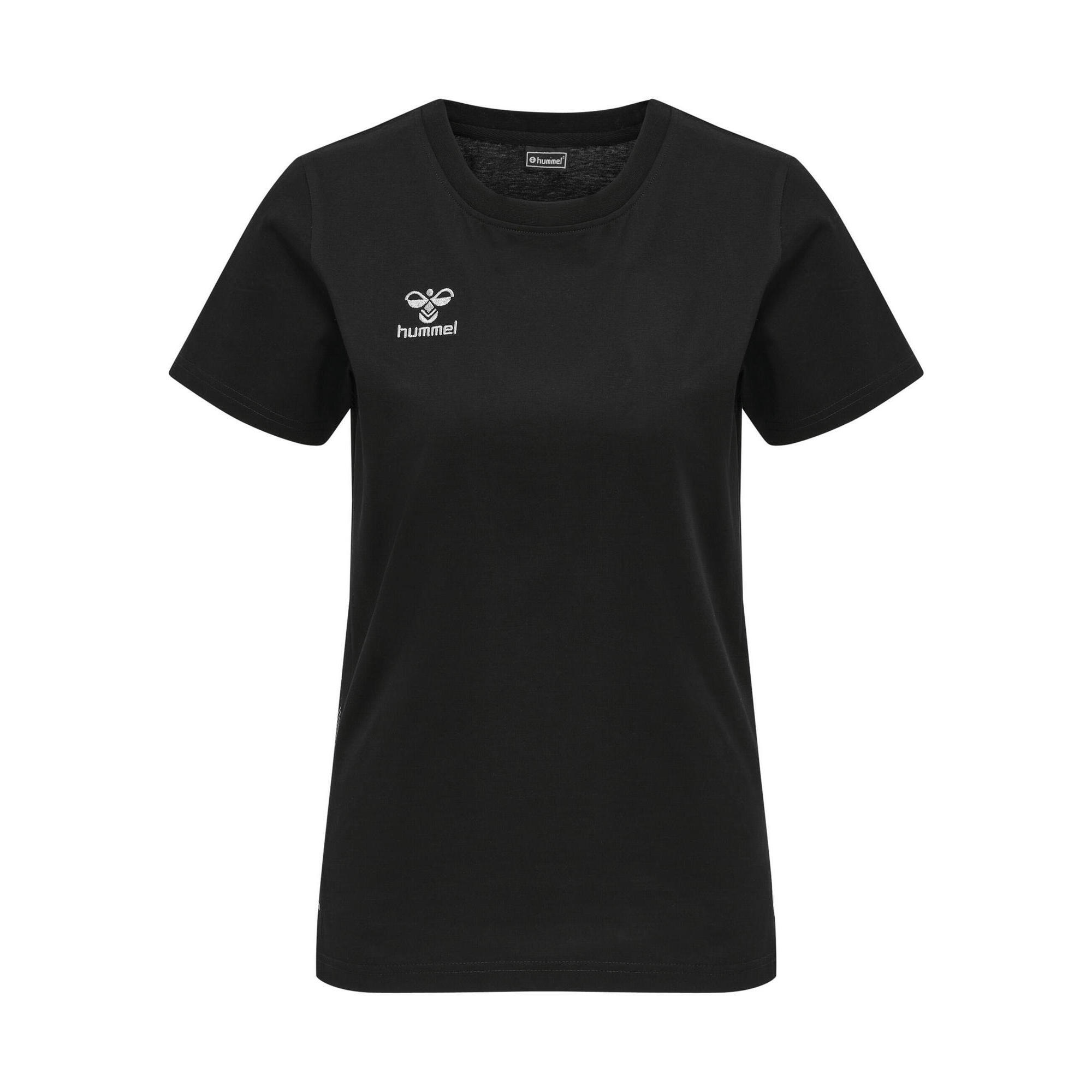 Hummel - Enfiler T-shirt Hmlmove Femme Hummel - Maillot Manches Courtes - Noir - S - Decathlon