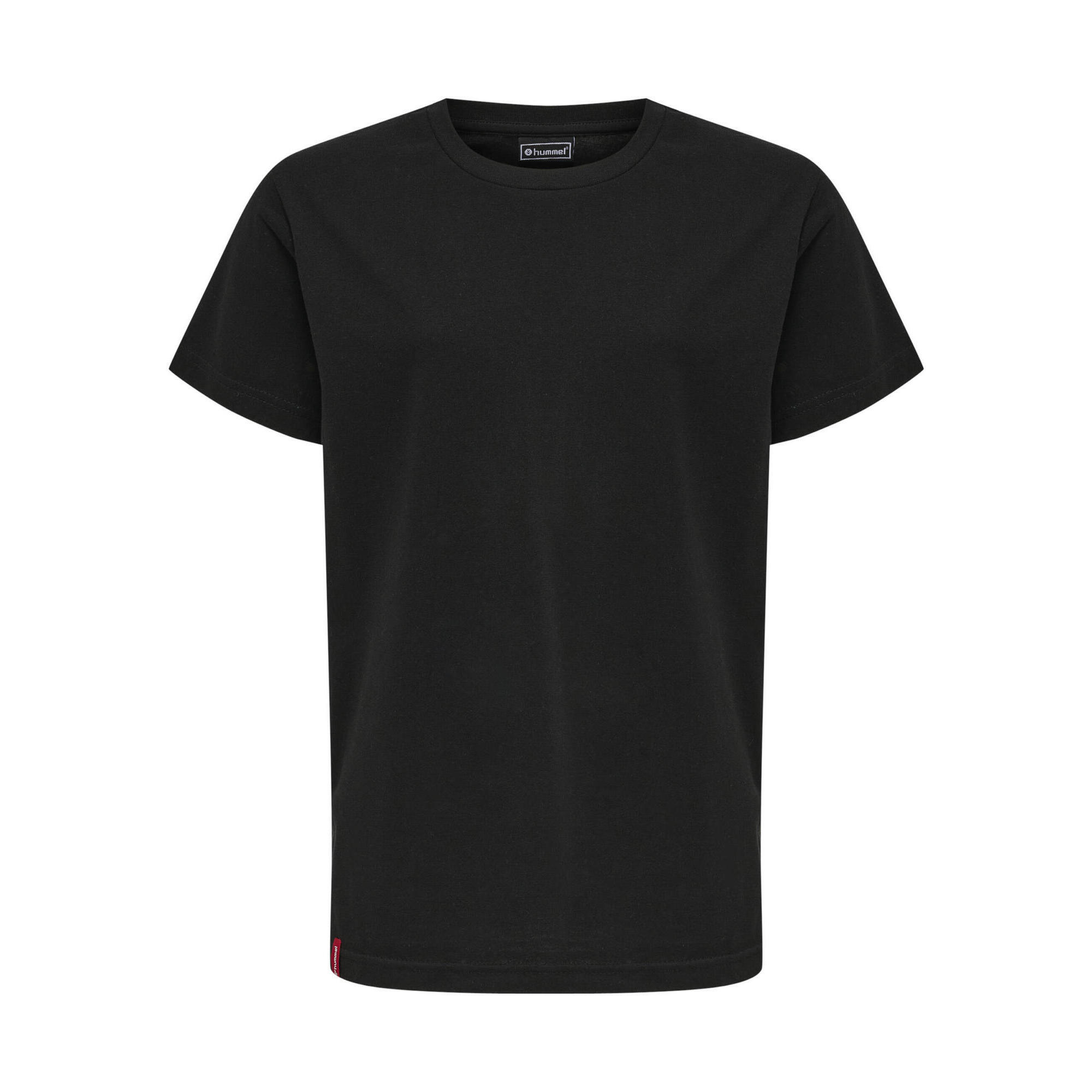 Hummel - Enfiler T-shirt Hmlred Enfant Hummel - T-shirt Manches Courtes - Noir - 8 À 10 Ans - Decathlon