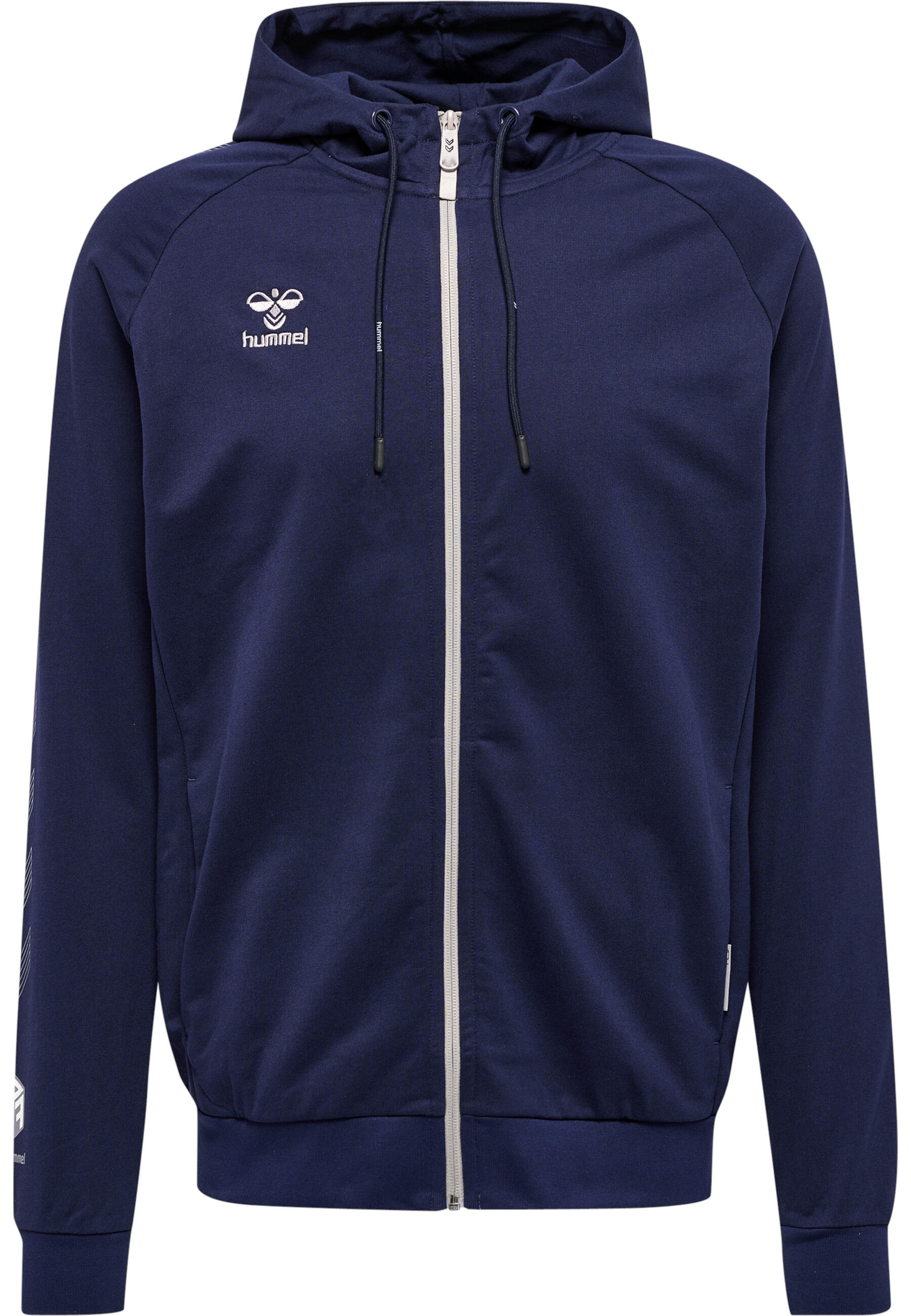 HUMMEL Cotton zip-up hoodie Hummel Move Grid