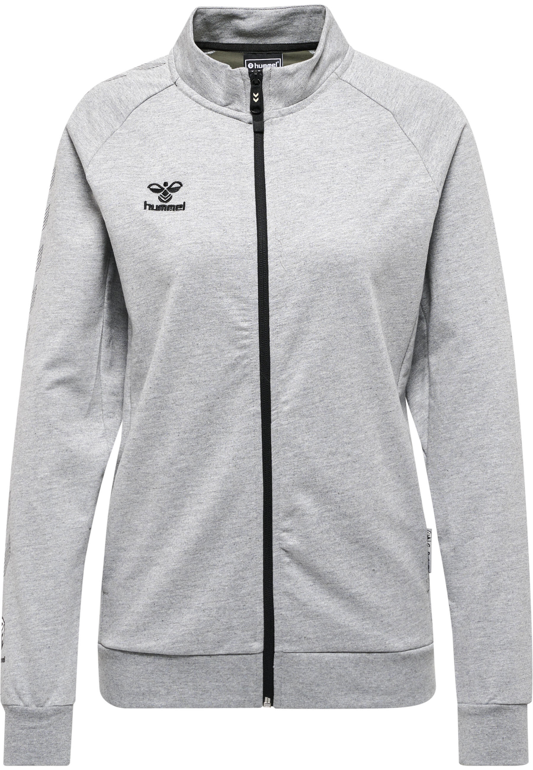 HUMMEL Women's cotton zipped-up tracksuit jacket Hummel Move Grid