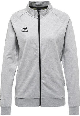 Giacca della tuta donna in cotone con zip Hummel Move Grid
