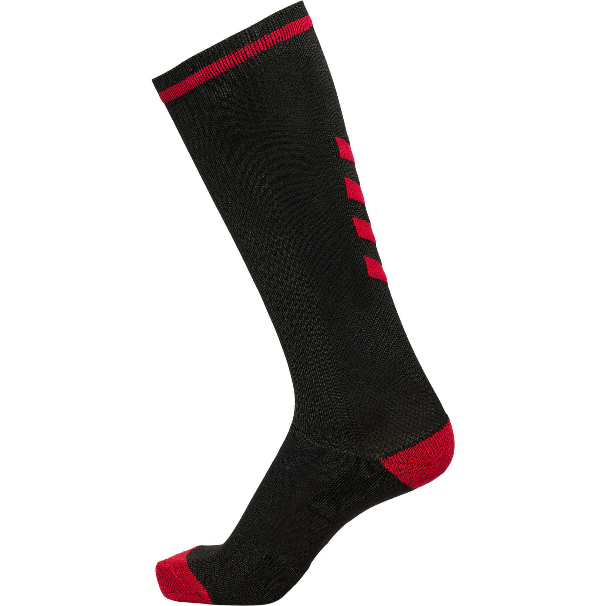 Hummel - Enfiler Long Chaussettes Elite Indoor Adulte Hummel - Chaussettes - Noir|rouge - 27/30 - Decathlon