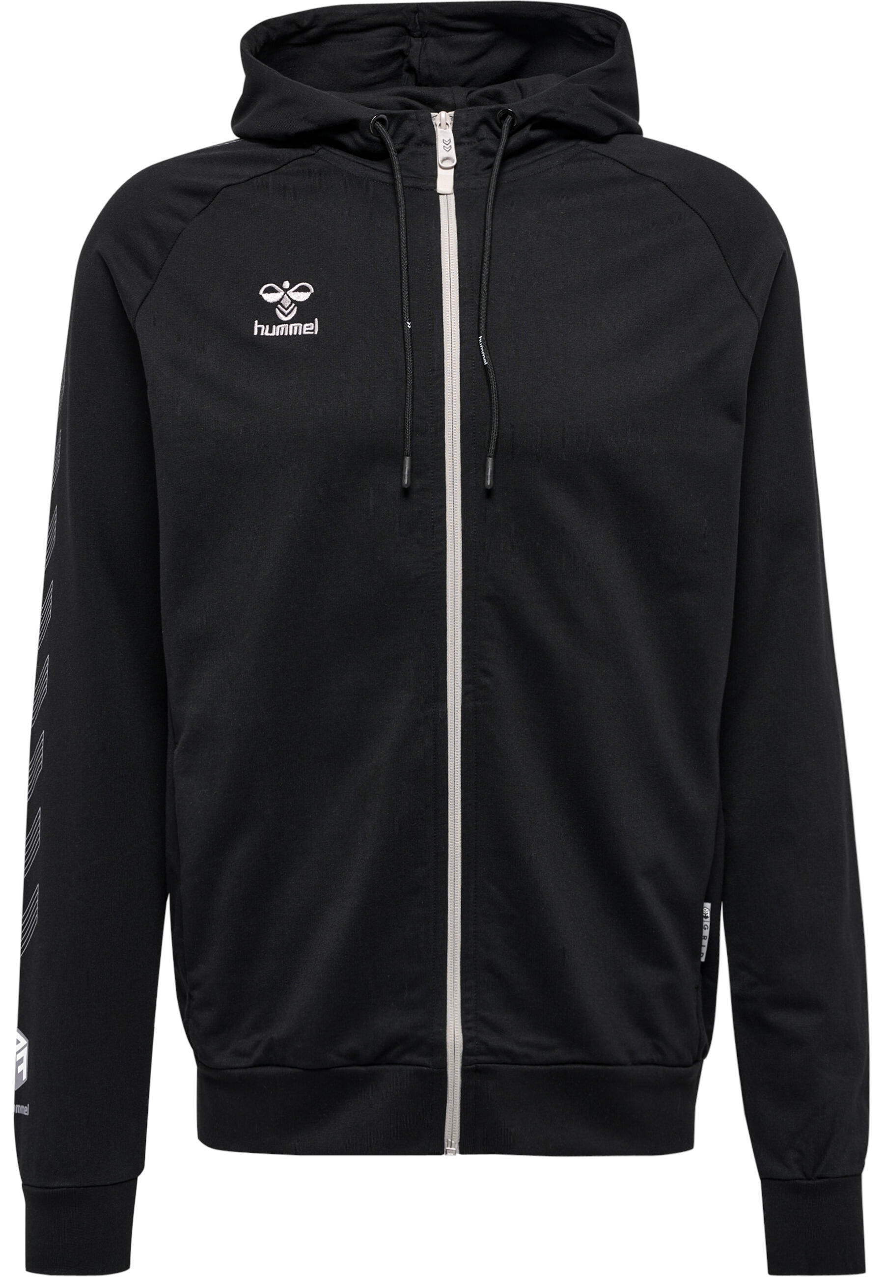 HUMMEL Cotton zip-up hoodie Hummel Move Grid
