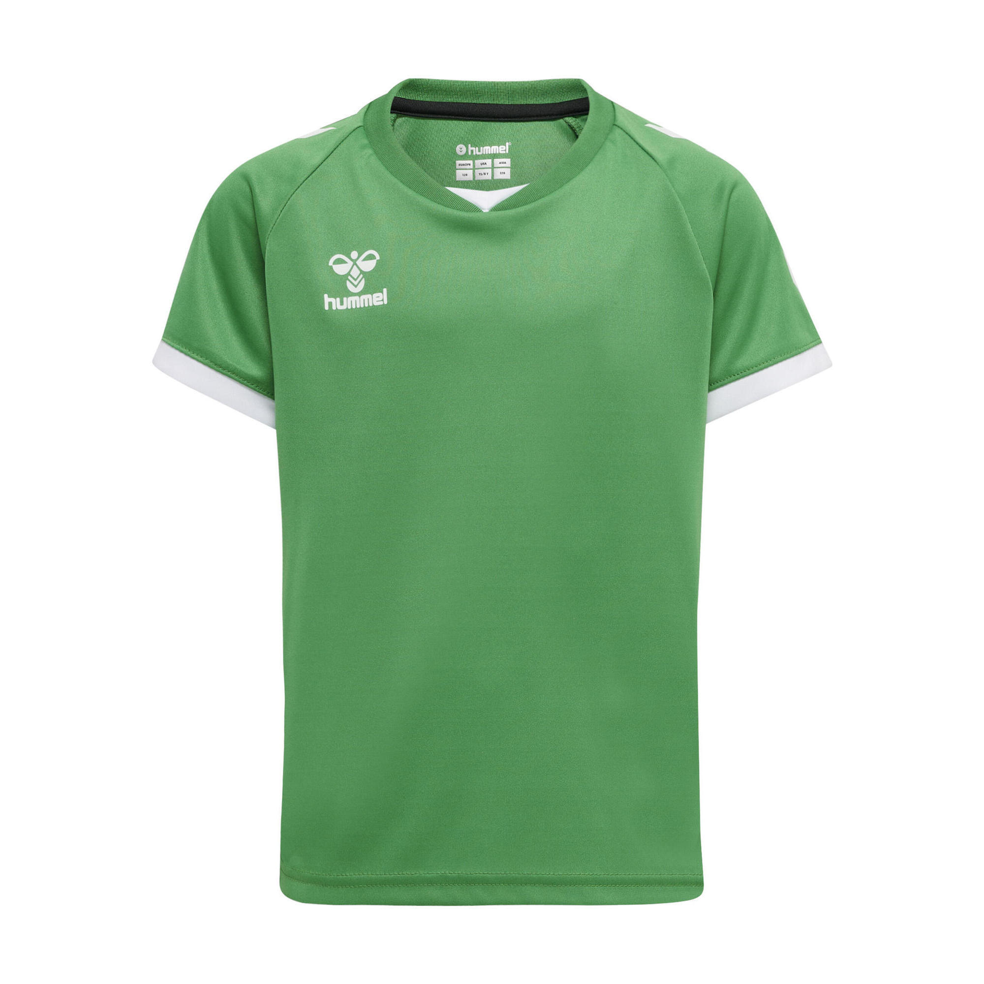 Hummel - Enfiler T-shirt Hmlcore Enfant Hummel - T-shirt Manches Courtes - Blanc|vert - 4 À 6 Ans - Decathlon