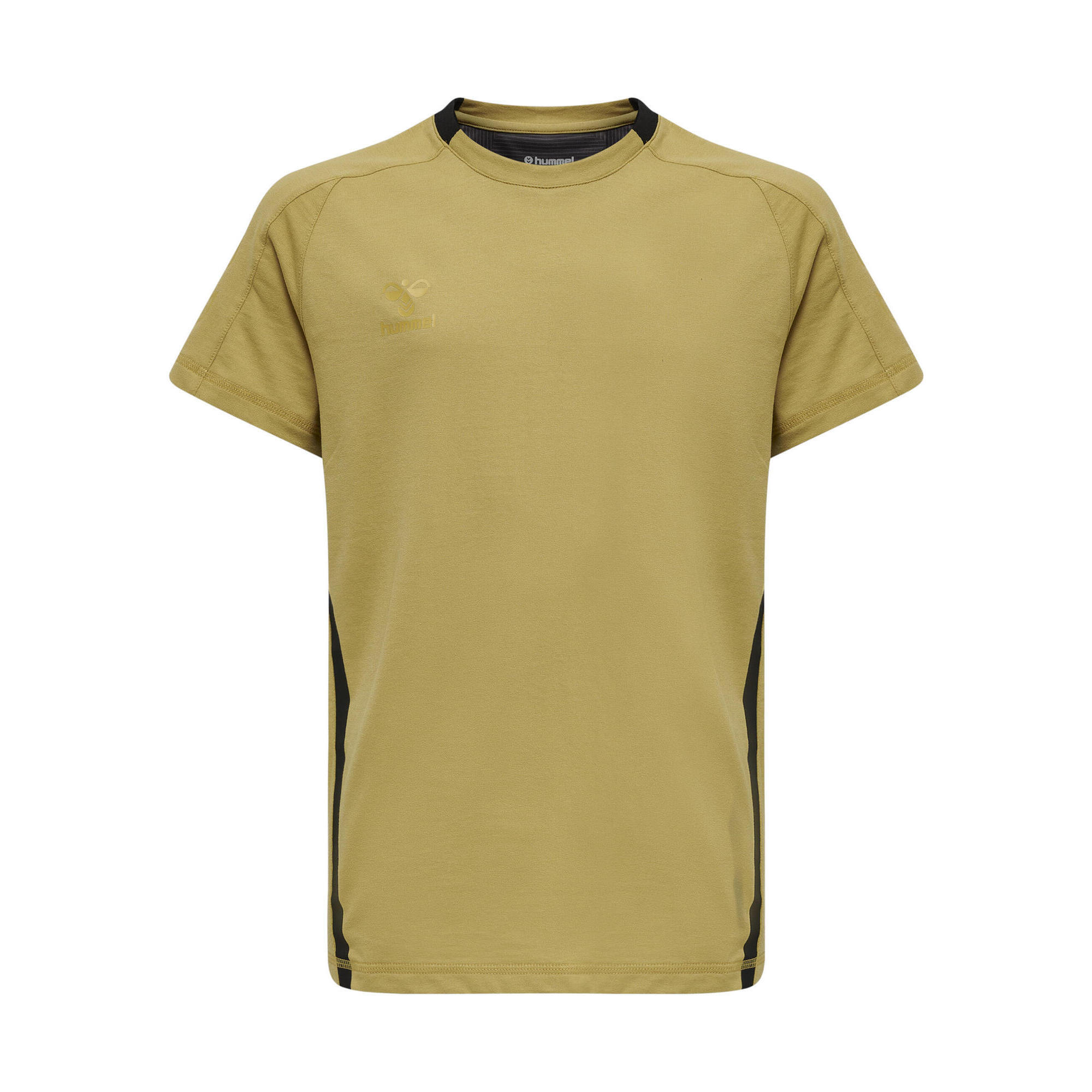 Hummel - Enfiler T-shirt Hmlcima Enfant Hummel - T-shirt Manches Courtes - Beige|jaune - 12 À 14 Ans - Decathlon