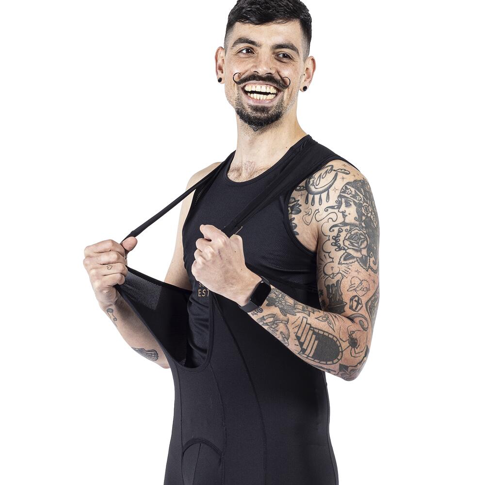 Saloppette Ciclismo Uomo MTB 2.0 Bib Liner Nero 5/6