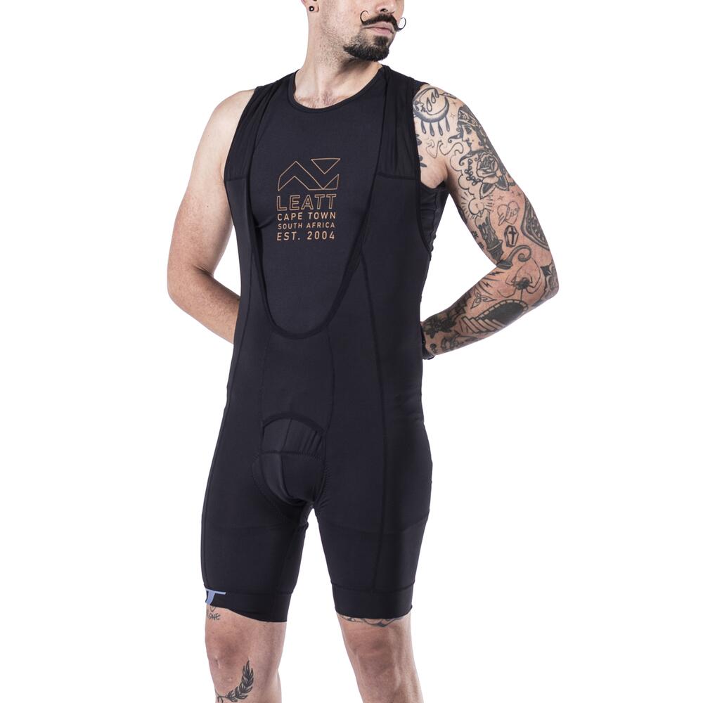 Saloppette Ciclismo Uomo MTB 3.0 Bib Liner Nero 3/6