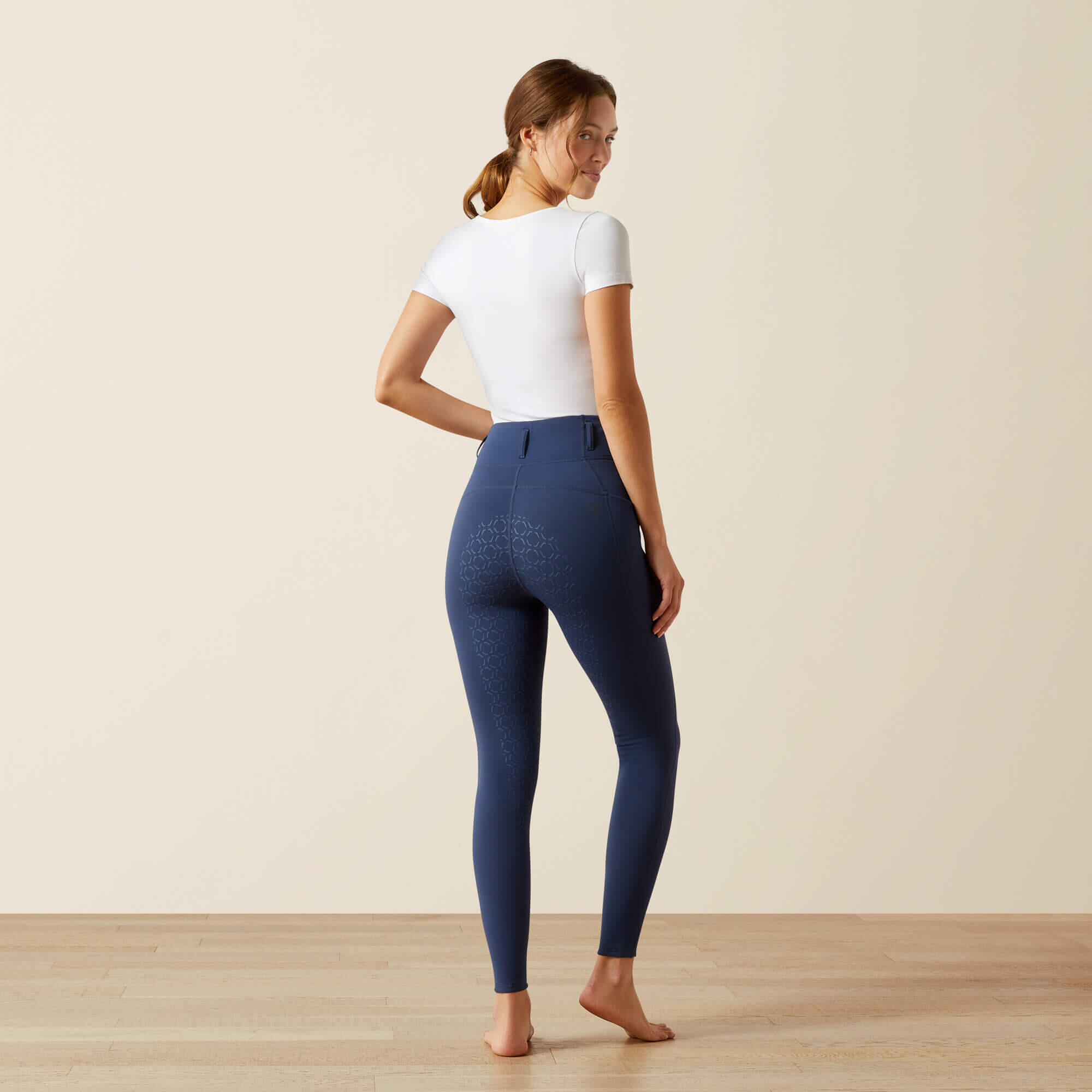 Pantalon Culotte D'Équitation Femme Ariat – 32L – Beige Kaki – Occasion
