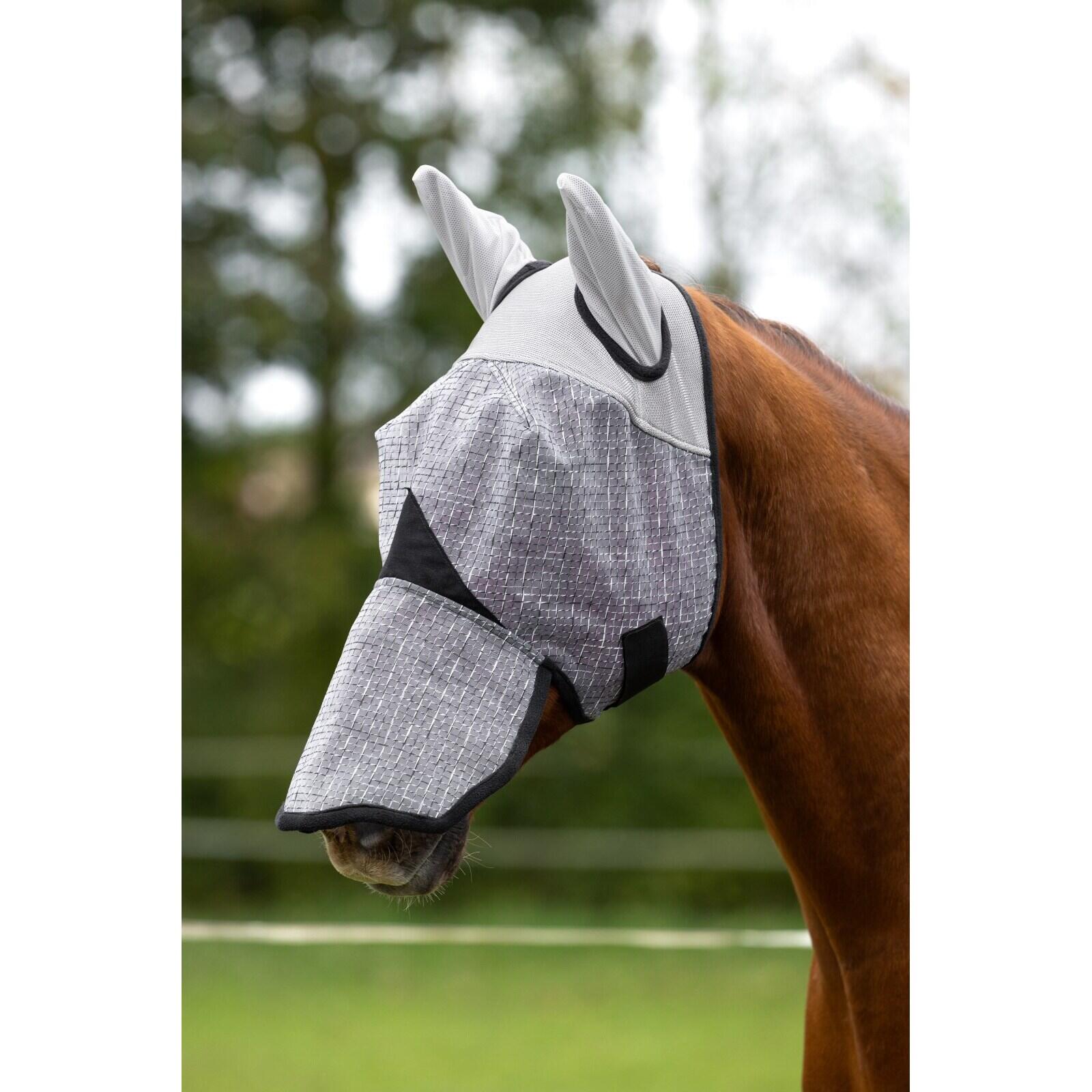 Masque anti-mouches pour cheval avec protection Covalliero 2/2