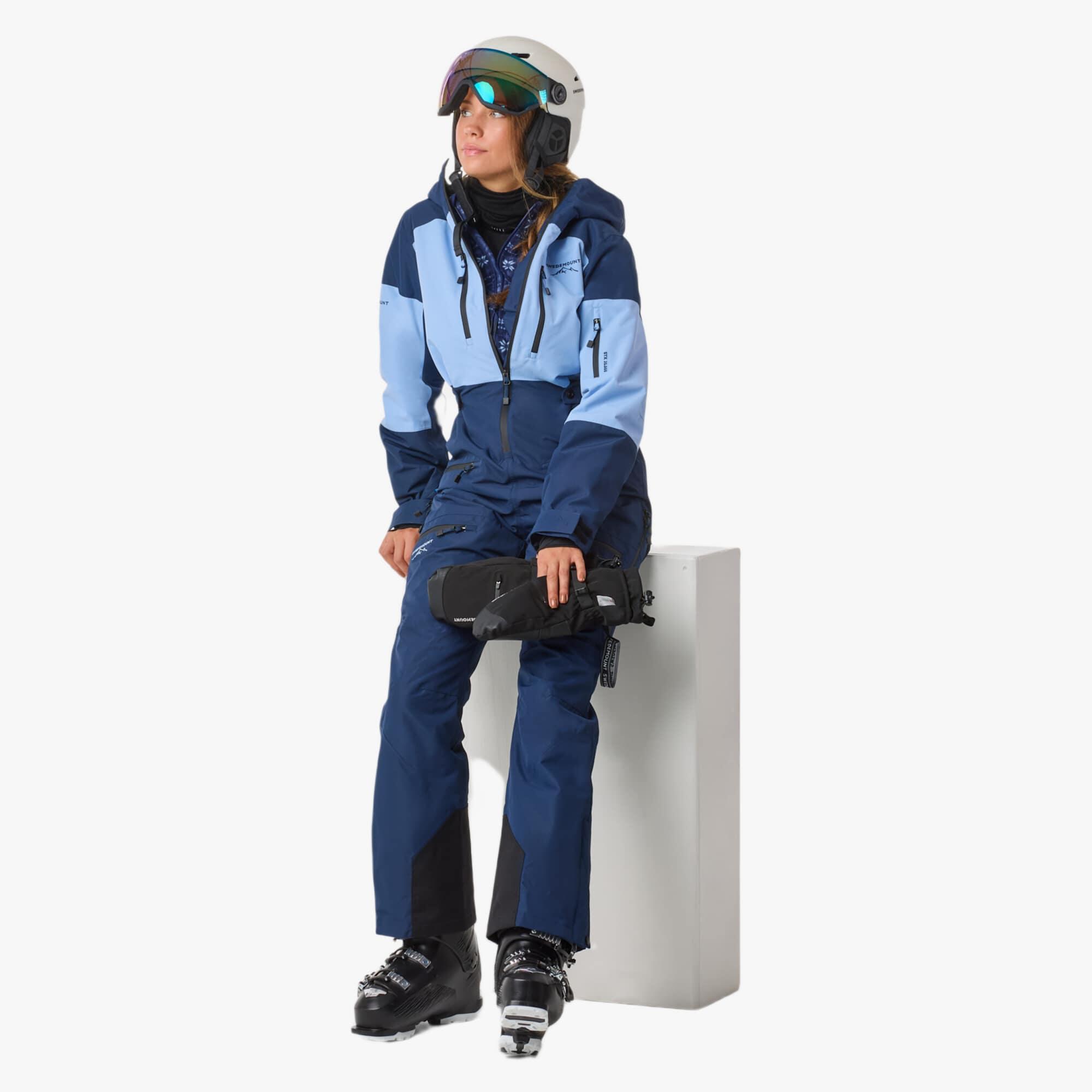 Mono De Invierno Esquí Mujer Impermeable Freeride 3/7