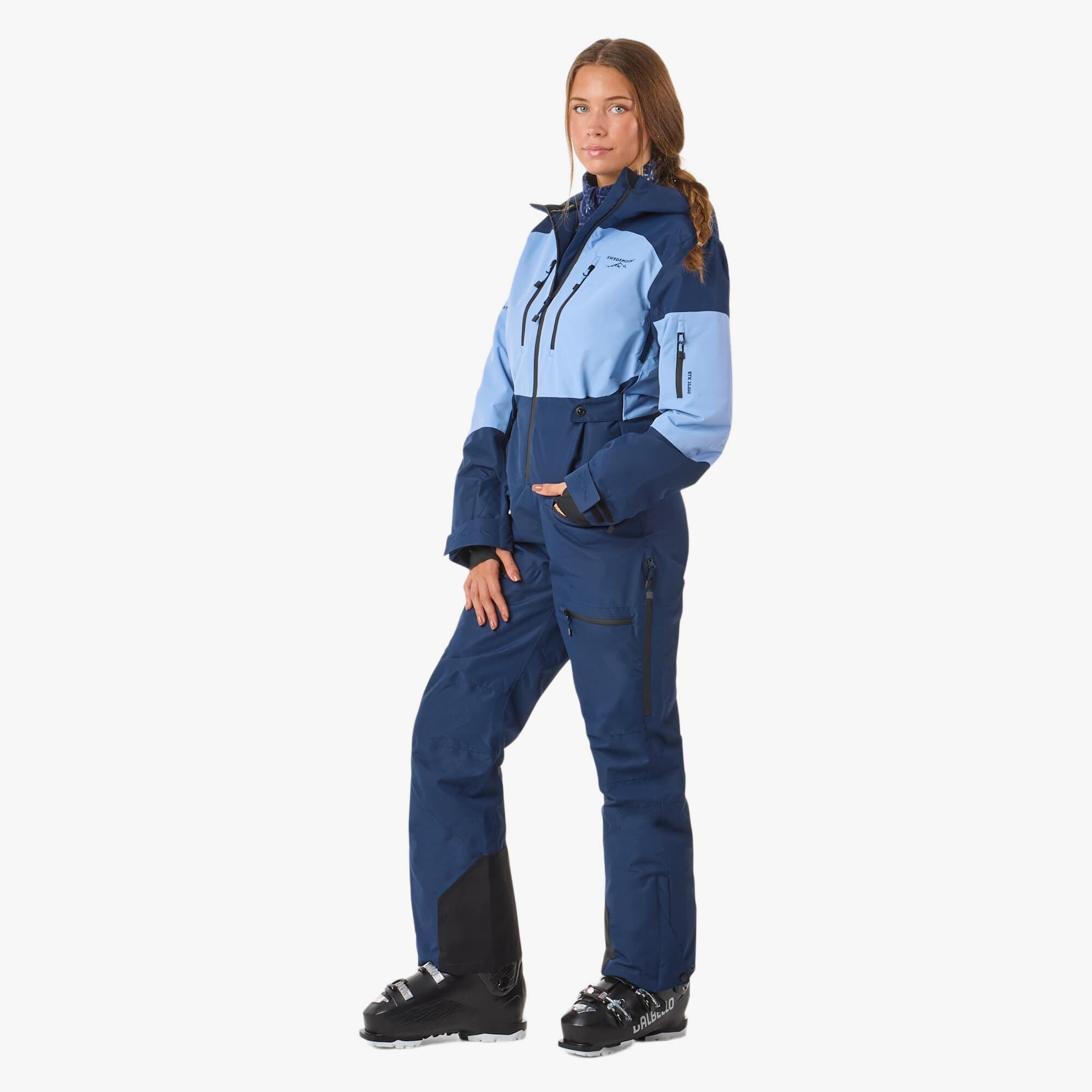 Mono De Invierno Esquí Mujer Impermeable Freeride 4/7