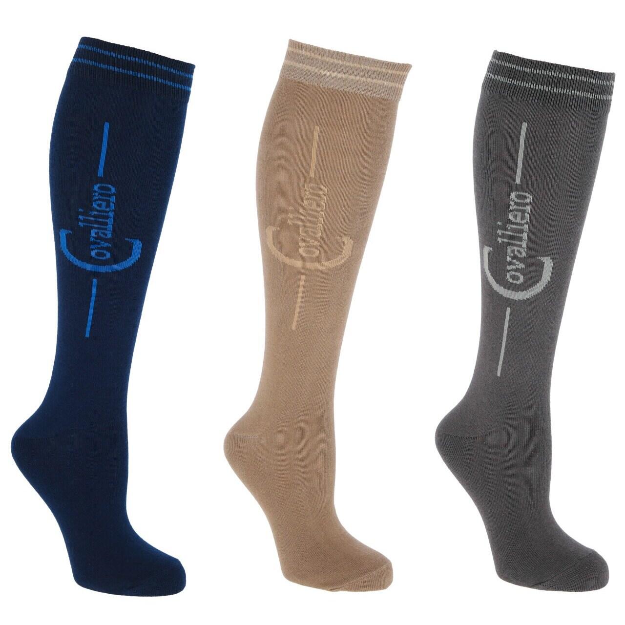 Chaussettes équitation Covalliero Flex (x3) 2/2