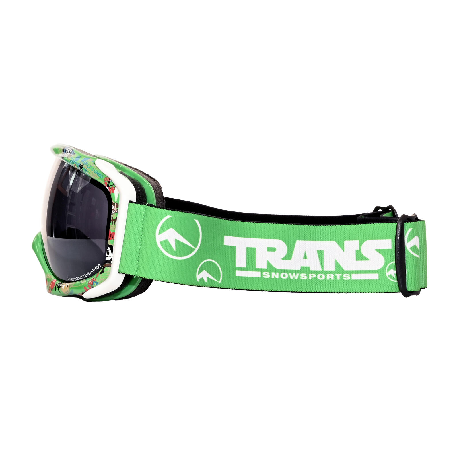 Gafas de snowboard Trans Rider Rookie Junior modelo especial talla única verde 2/4