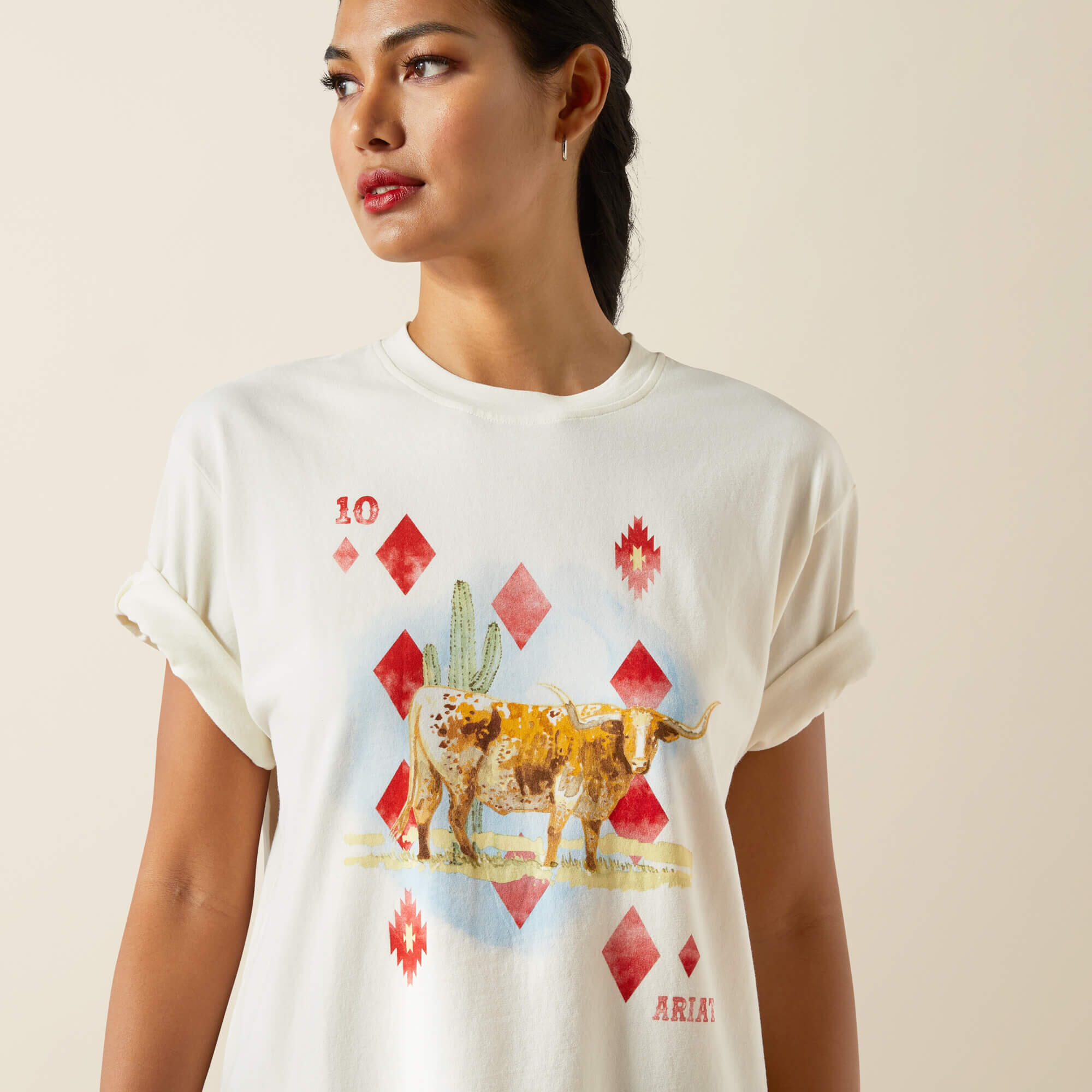 T-shirt femme Ariat Aces 3/4