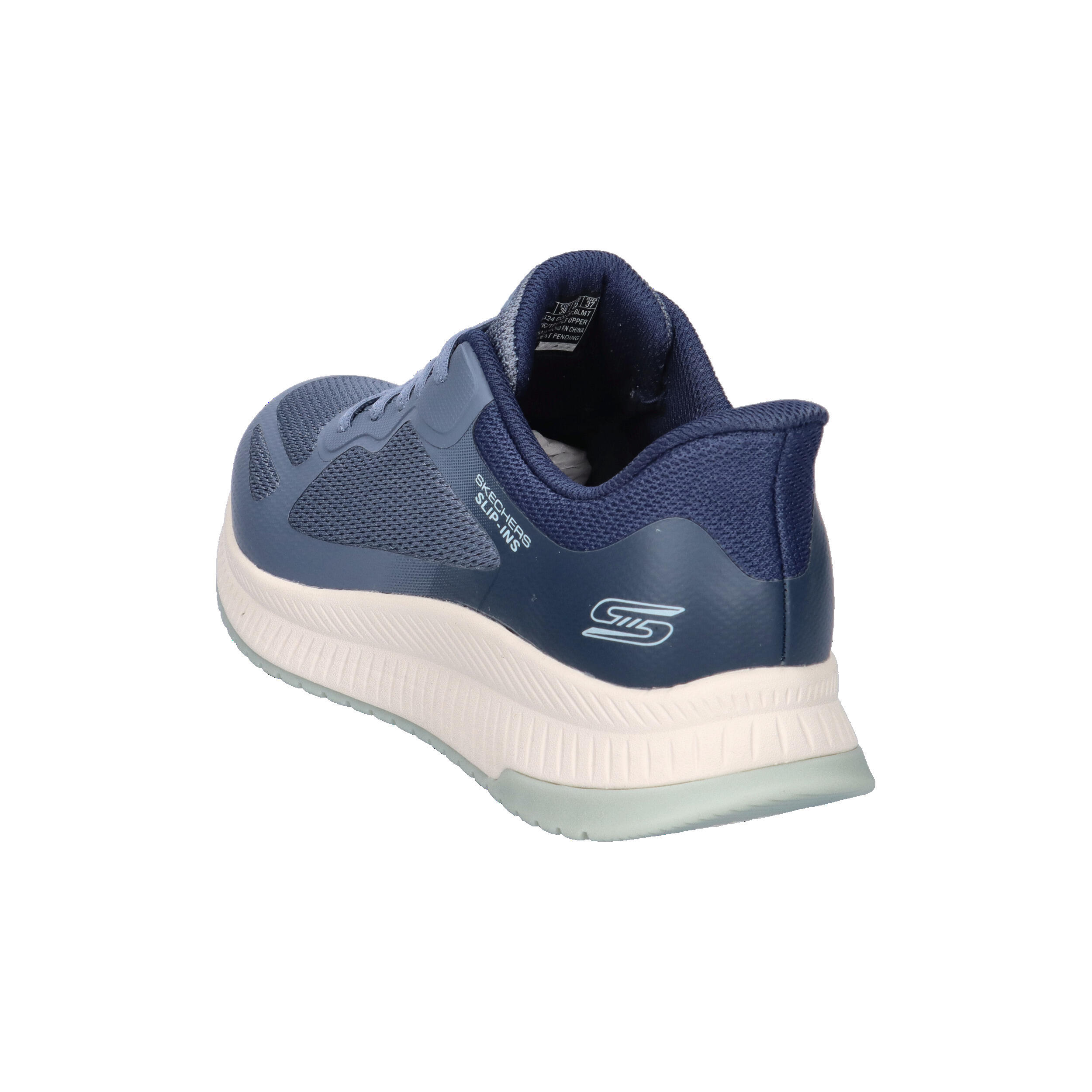 Zapatillas Mujer Skechers Bobs Squad 4 - Staple Look Azul 12/15