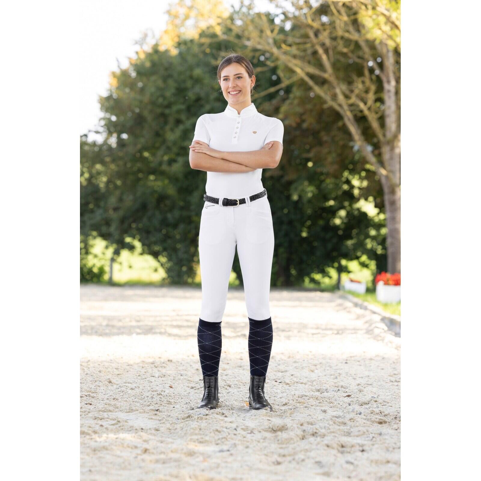 Pantalon équitation à fond intégrale femme Covalliero Janne x PinkRibbon 5/5