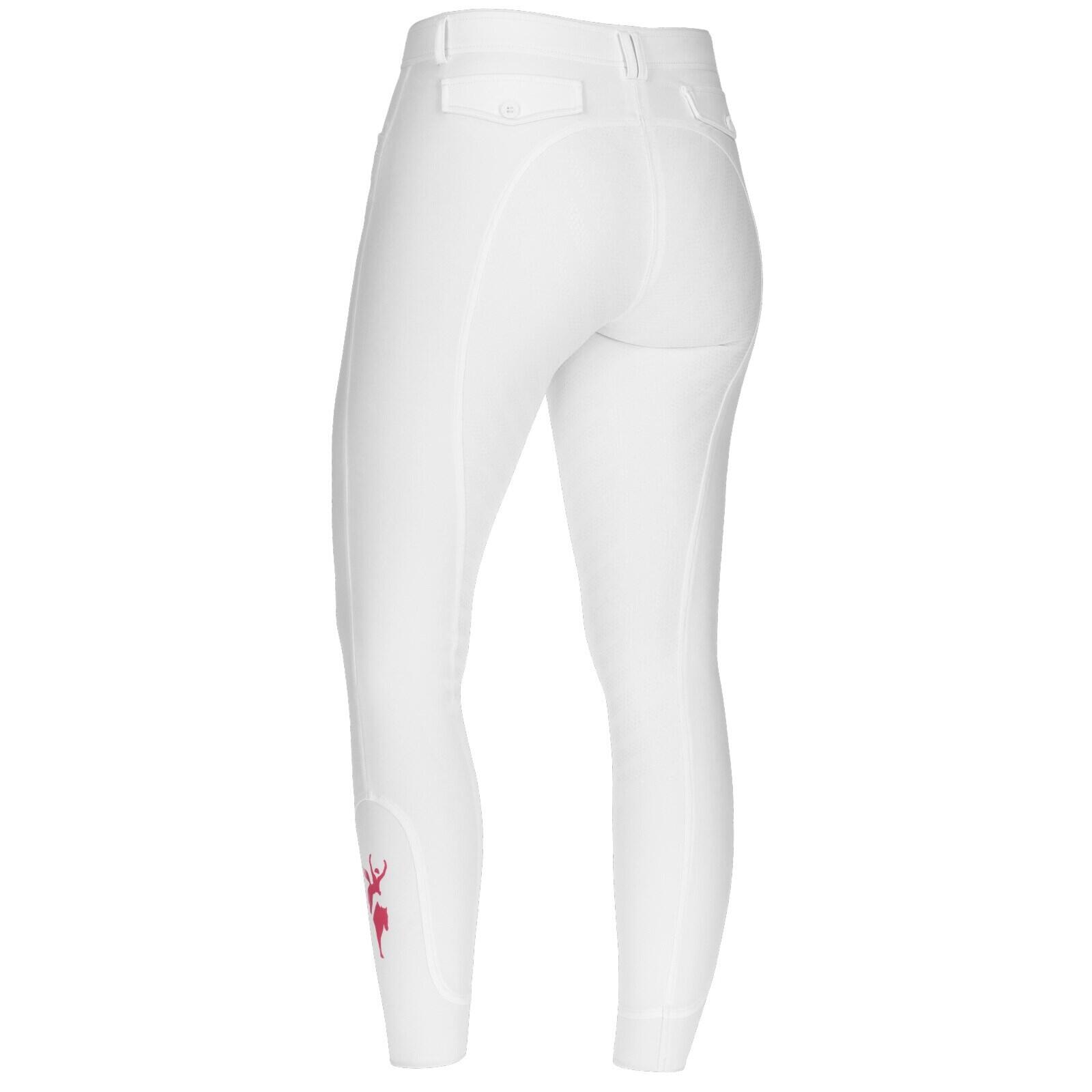 Pantalon équitation à fond intégrale femme Covalliero Janne x PinkRibbon 4/5