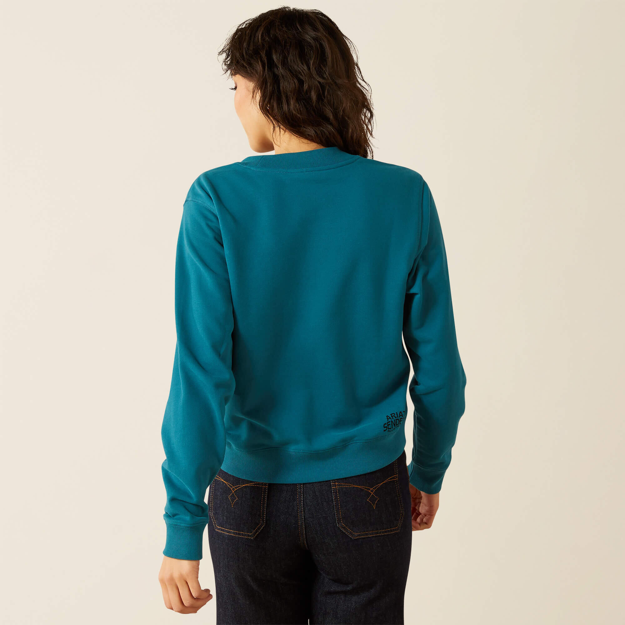 Sweatshirt Damen Ariat Essential Sendero West is Best 2/5