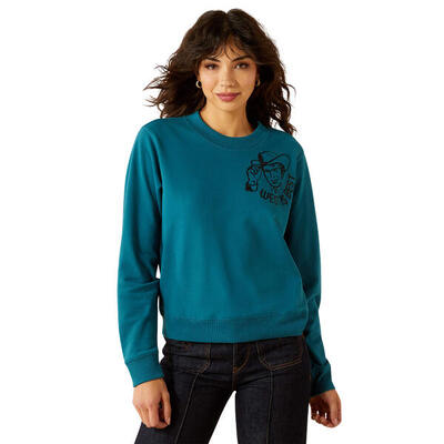 Dames sweatshirt ariat essential sendero west is best