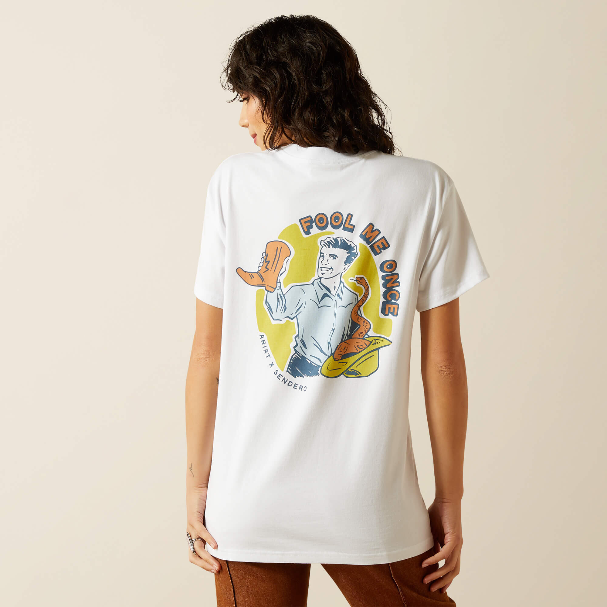 T-shirt Ariat Sendero Fool Me Once 5/7