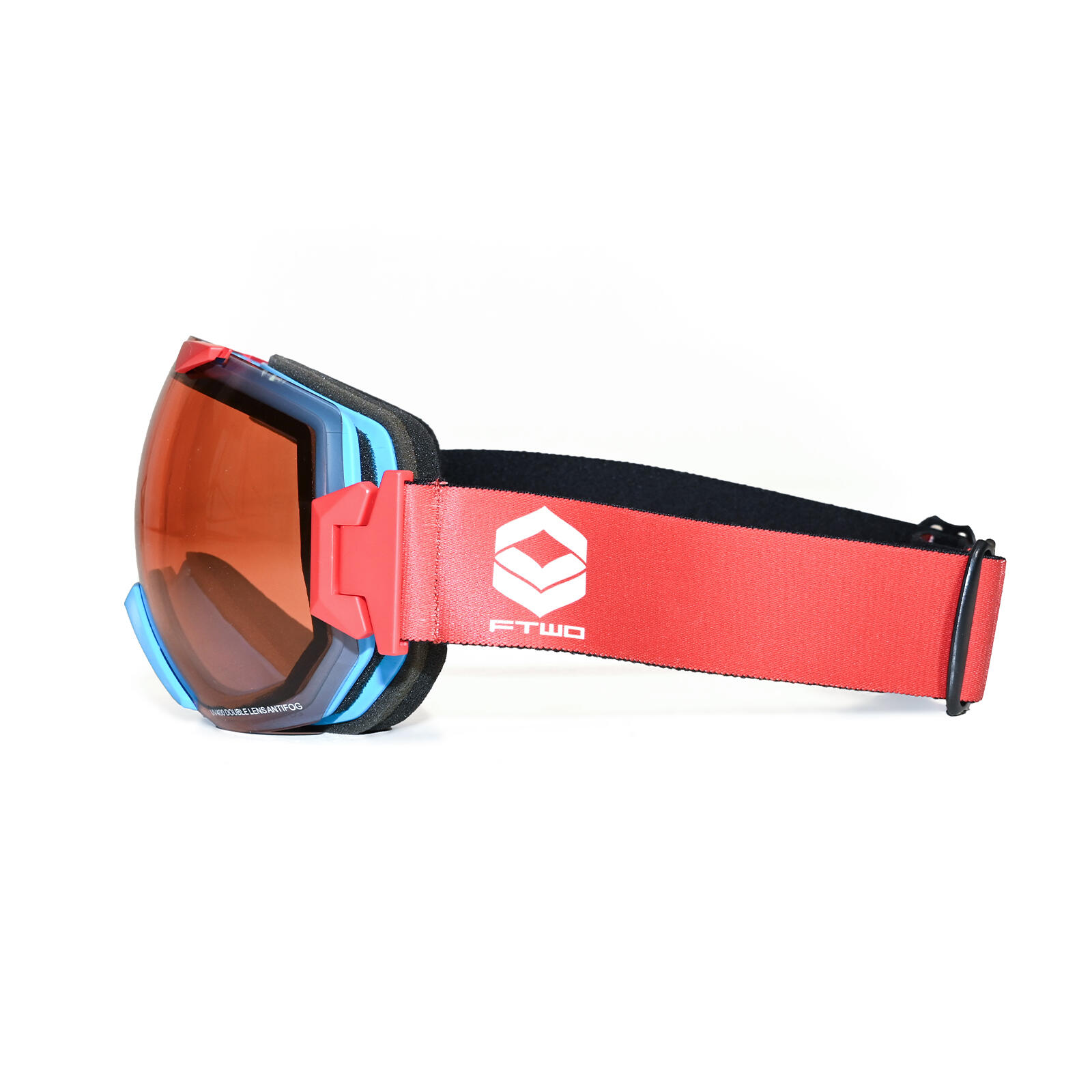 Gafas de snowboard FTWO Ride edición especial talla única rojo 4/4