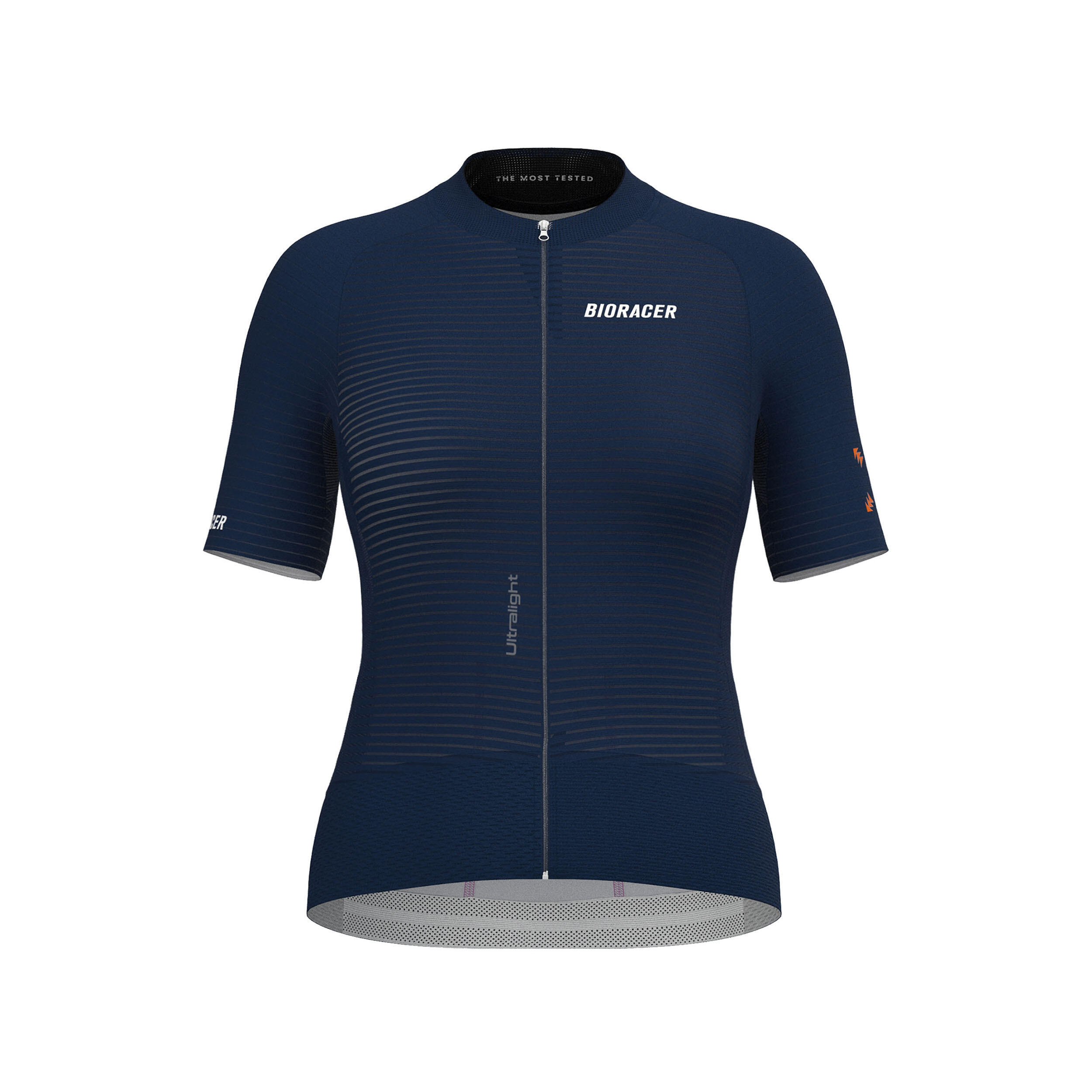 Bioracer - Maillot Femme Bioracer Epic Ultralight - Maillot Manches Courtes - Bleu - Decathlon