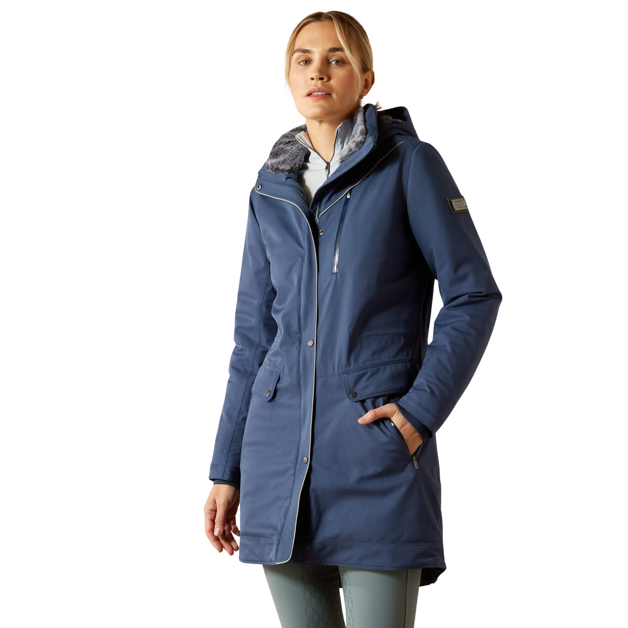 Ariat - Parka Imperméable Femme Ariat Tempest - Parka - Bleu - Decathlon