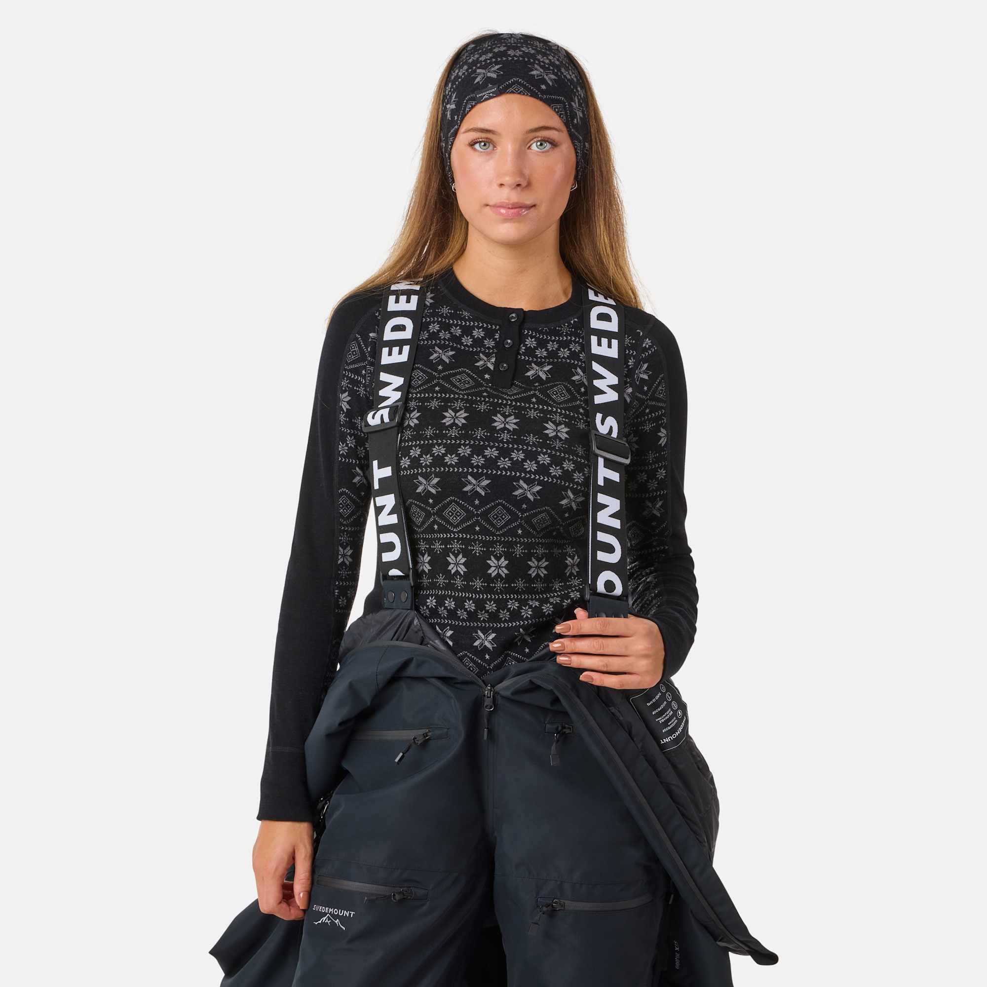 Women skiing winter overall waterproof windproof breathable Freeride II 5/7