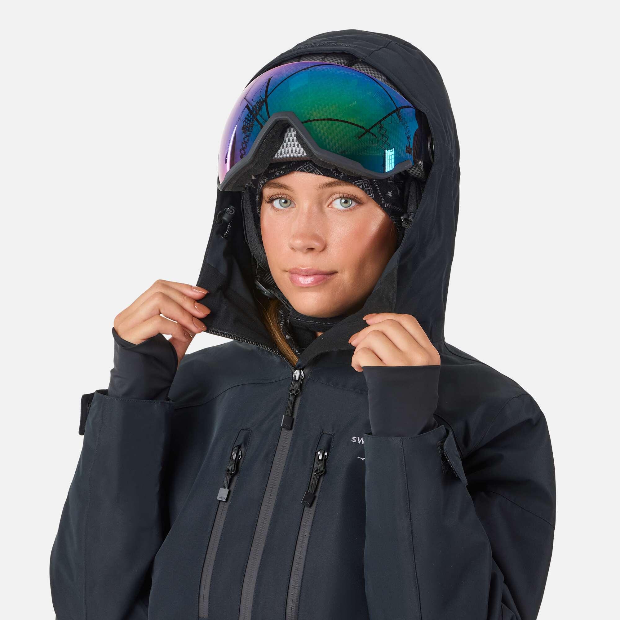 Women skiing winter overall waterproof windproof breathable Freeride II 6/7