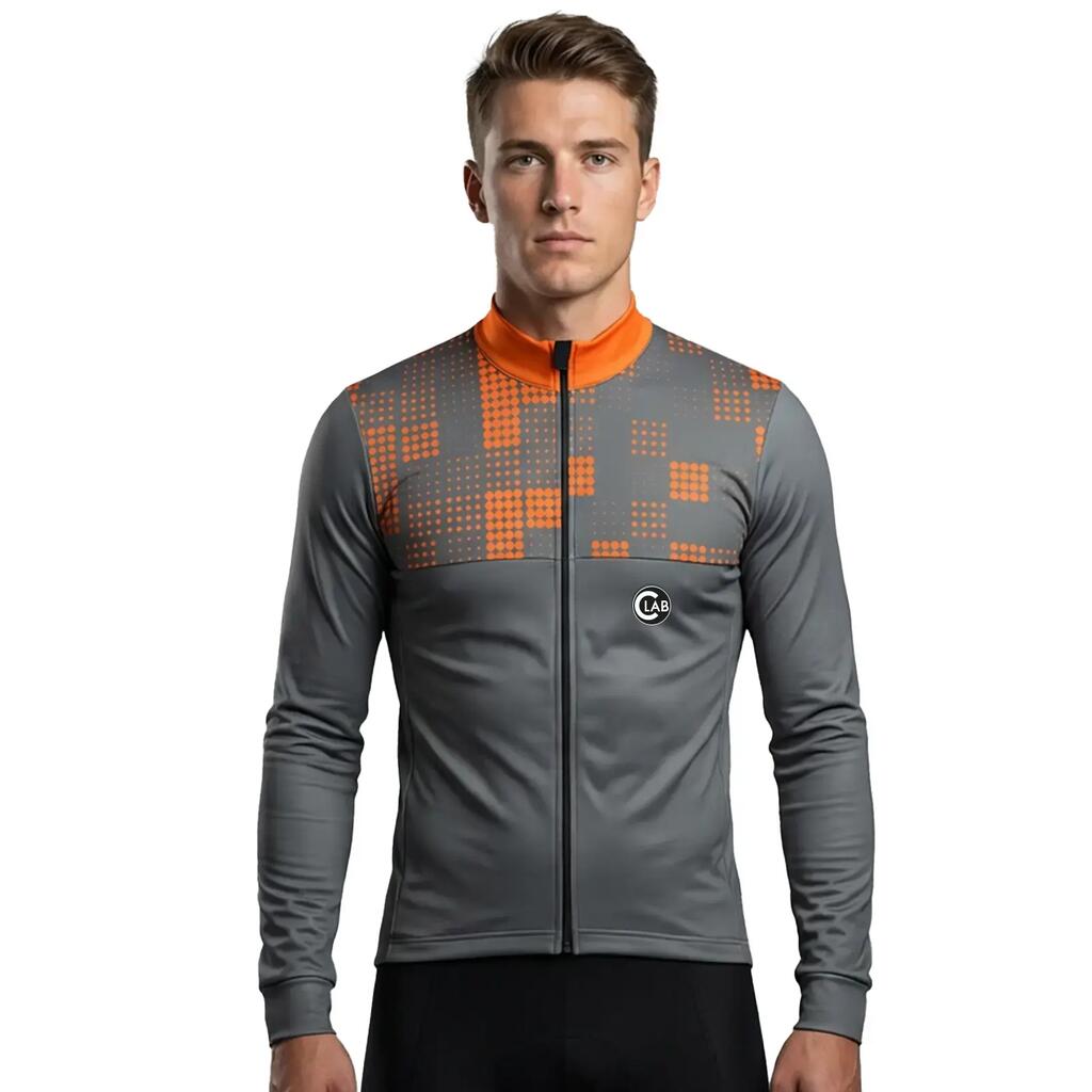 Ordino Long-sleeve Fleeced Cycling Jersey
