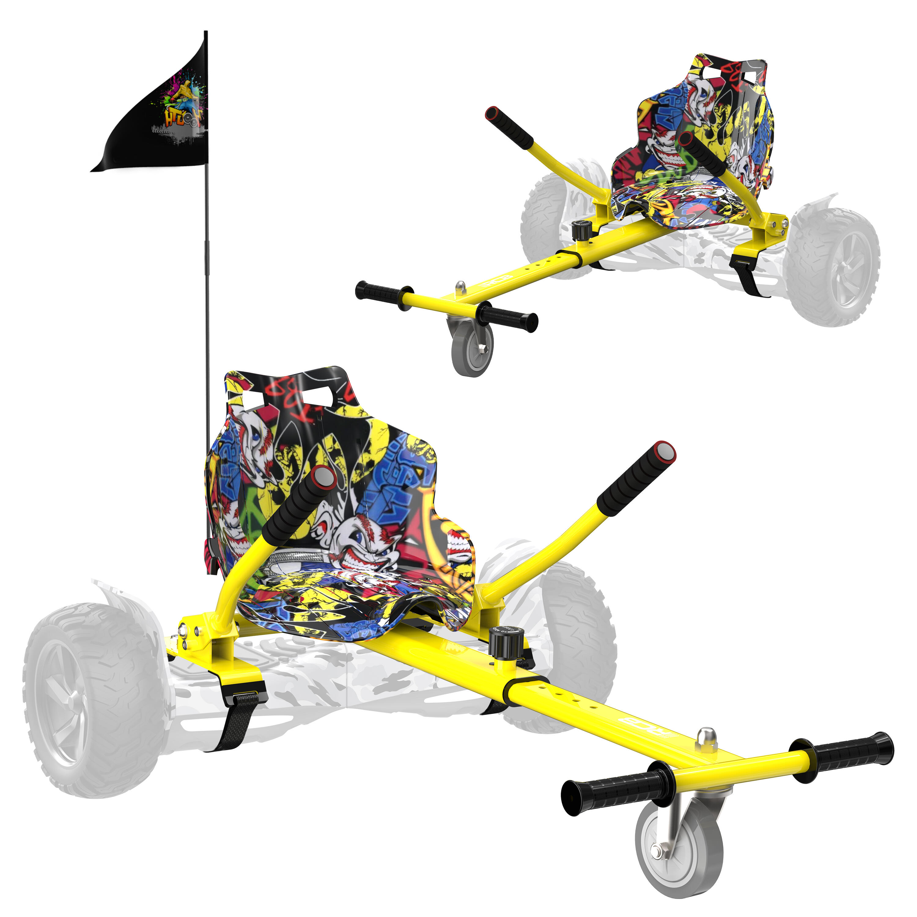 Hoverboards con Go-Kart de 8.5 Pulgadas, Bluetooth RCB-HY-A16 2/9