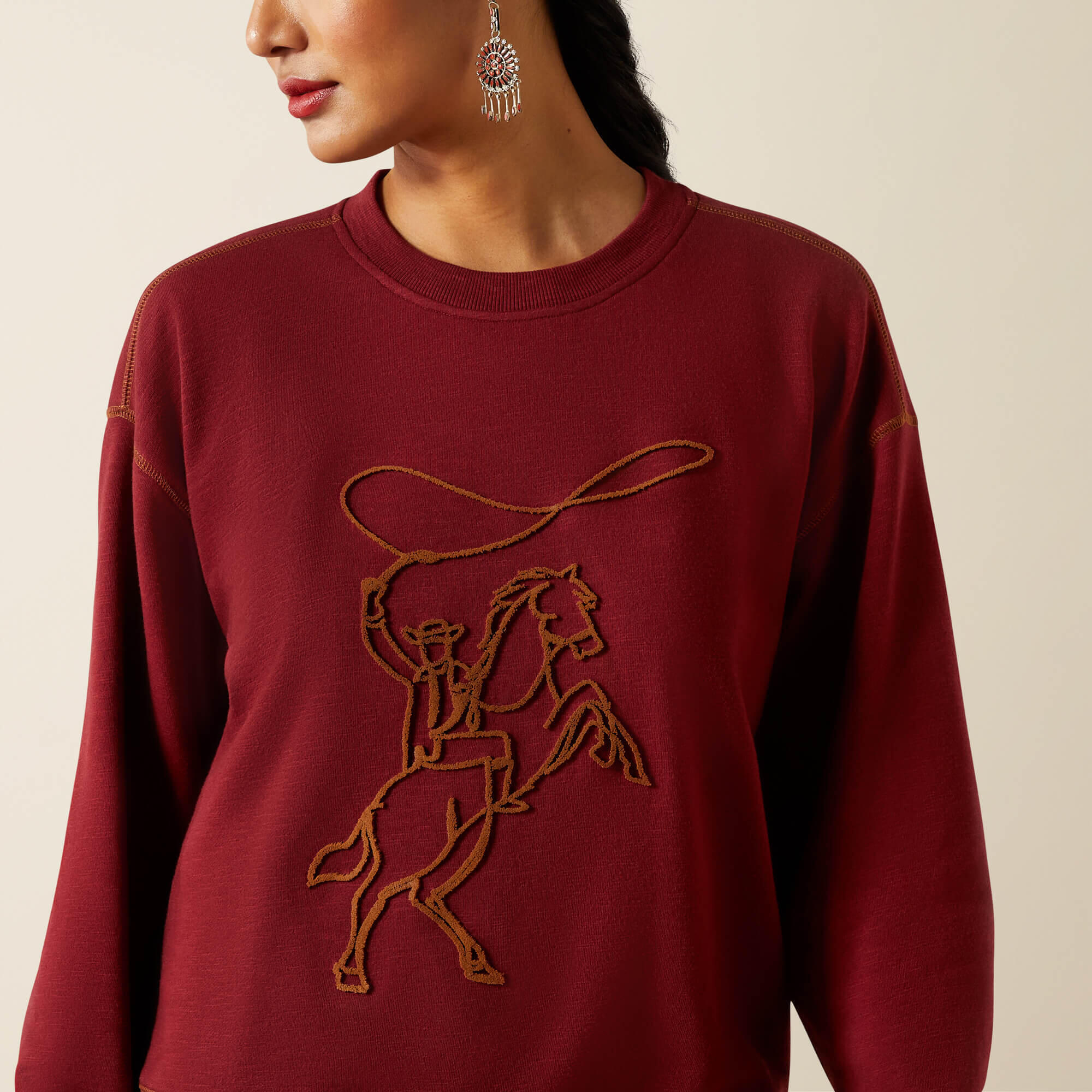 Felpa da donna Ariat Lasso 3/5