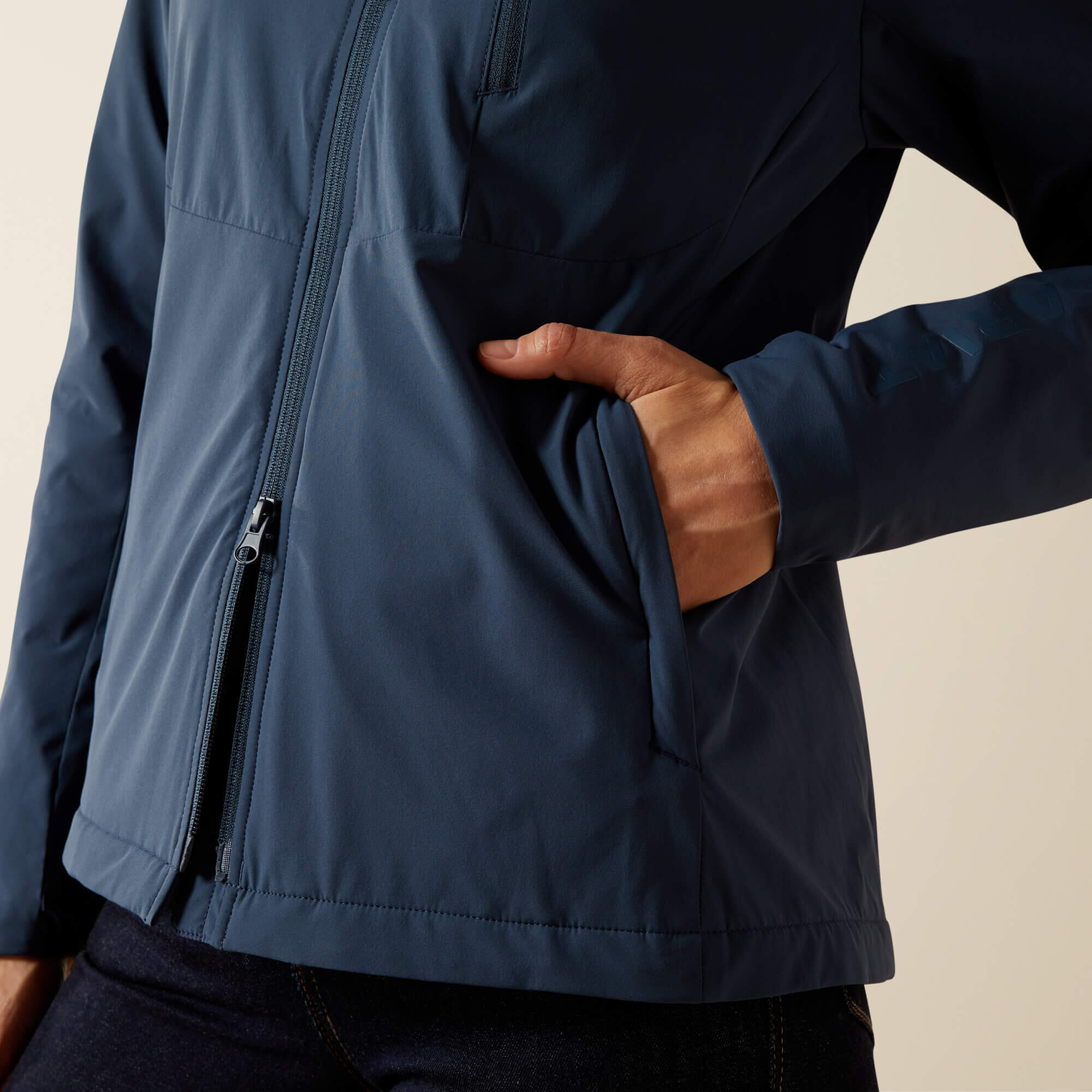 Veste équitation full zip femme Ariat Rion StretchShell Insulated 4/5