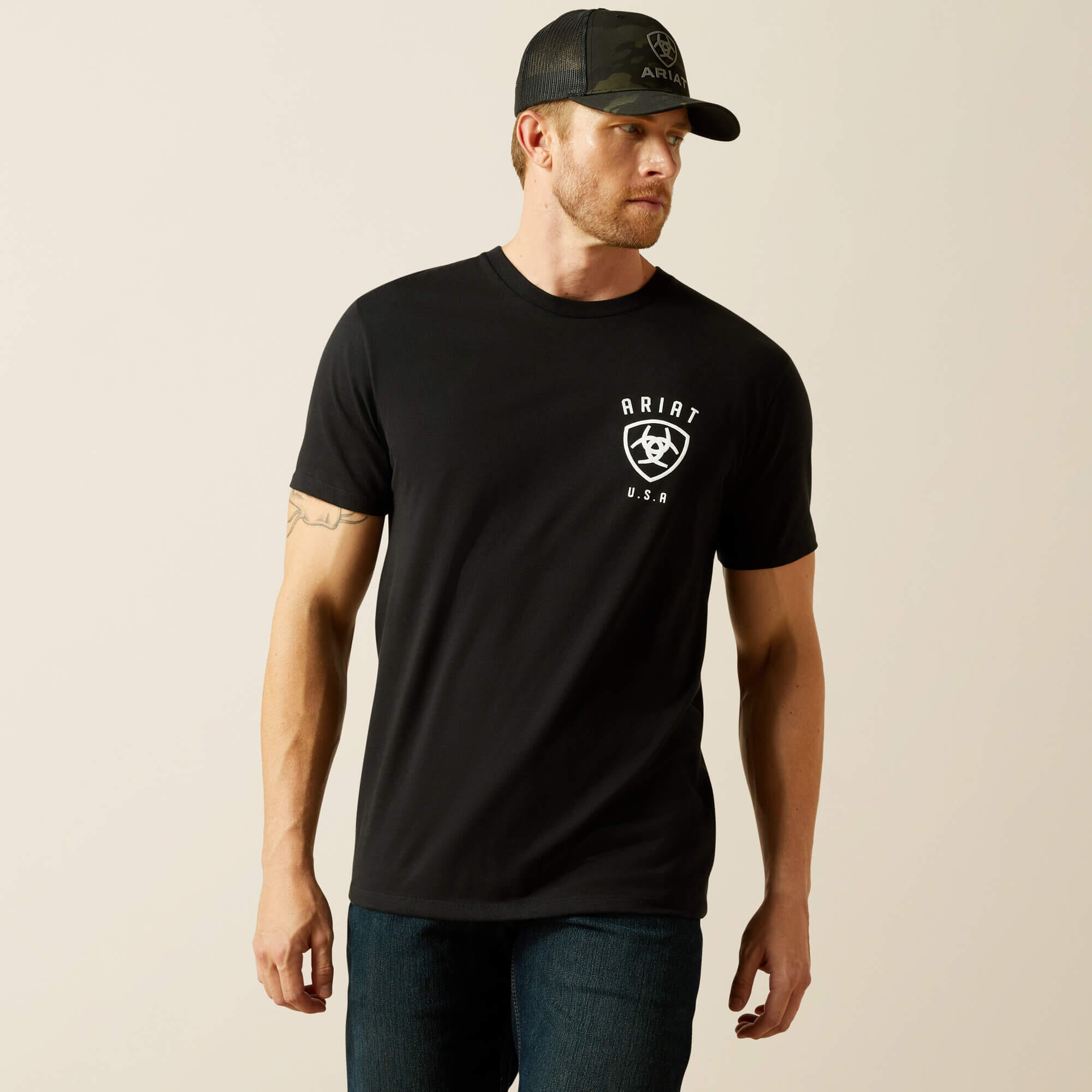 T-shirt Ariat Faded Bull 2/6