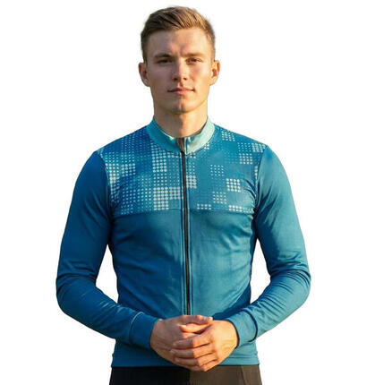 Gefüttertes Langarm-Radtrikot Ordino
