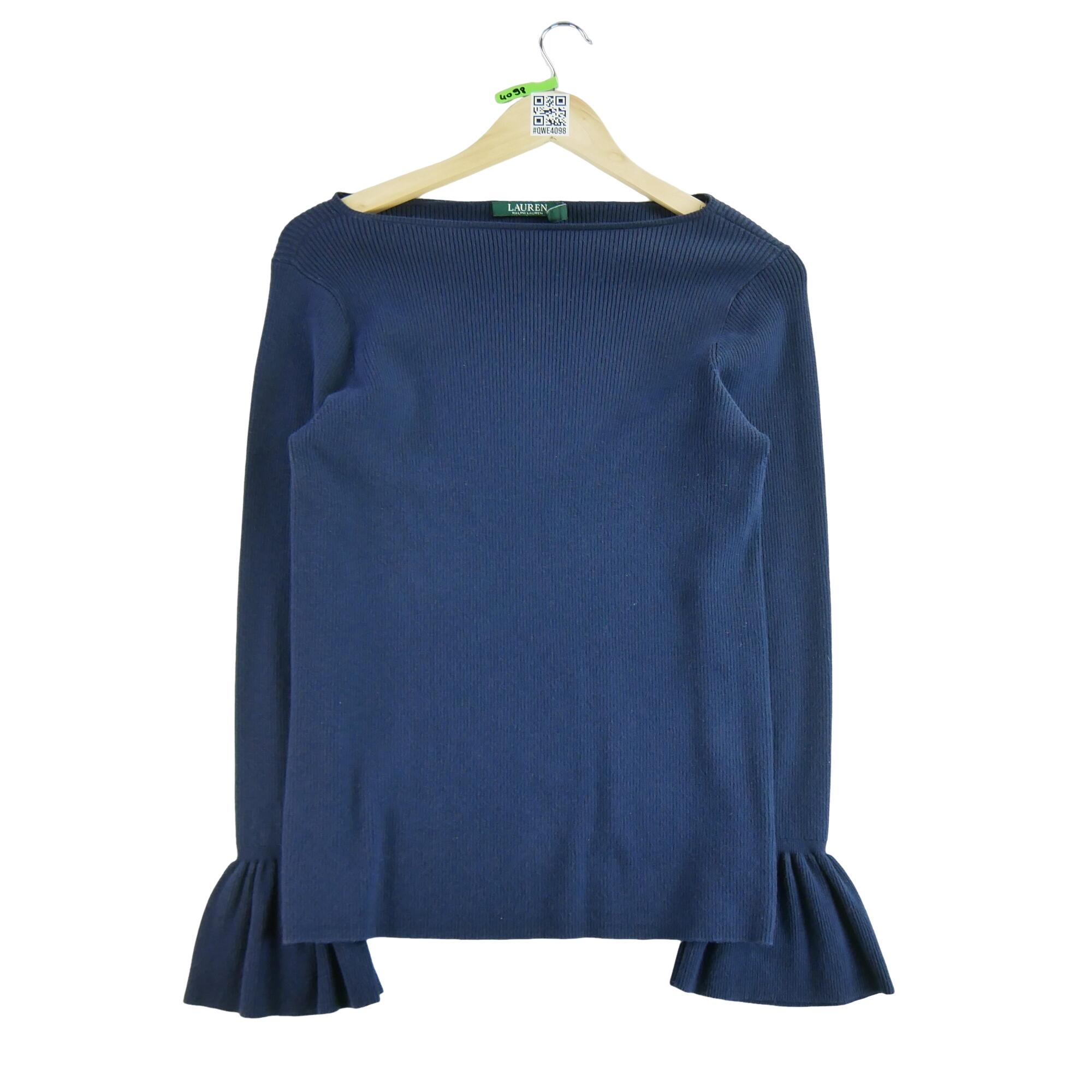 RALPH LAUREN Reconditionné - Pull Femme Marine - Très Bon État