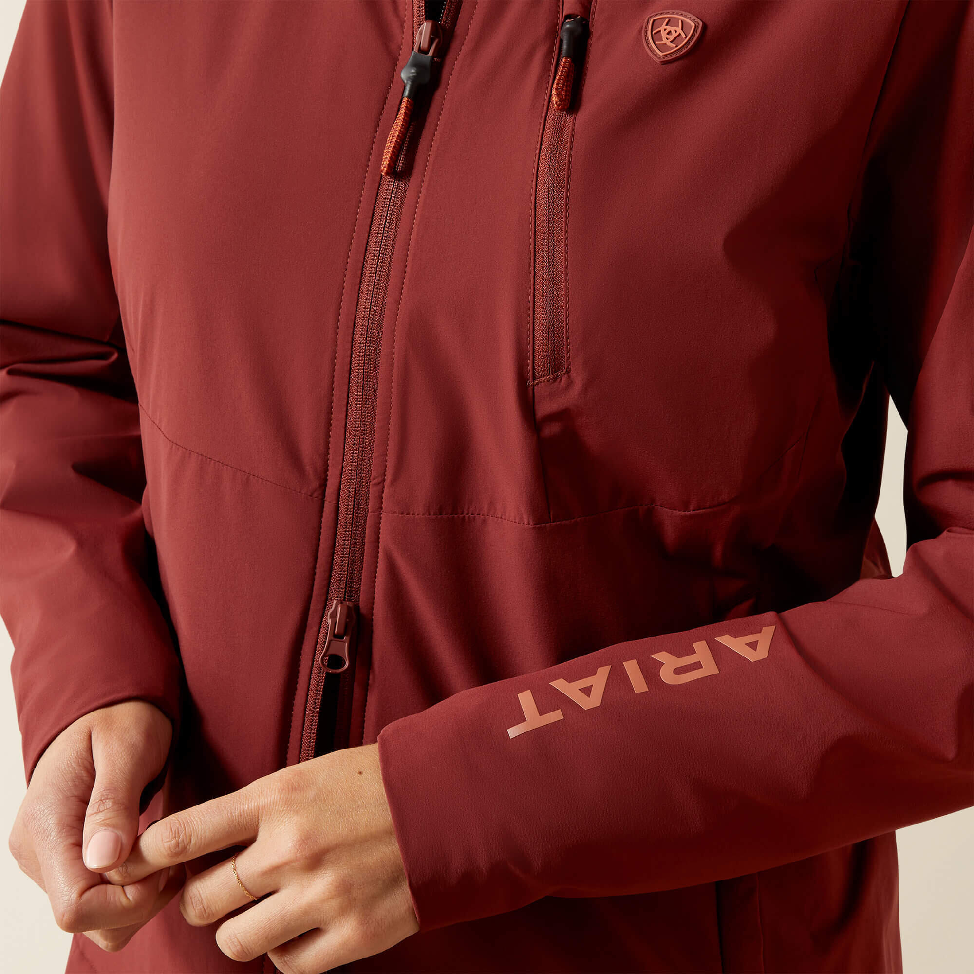 Veste équitation full zip femme Ariat Rion StretchShell Insulated 3/6